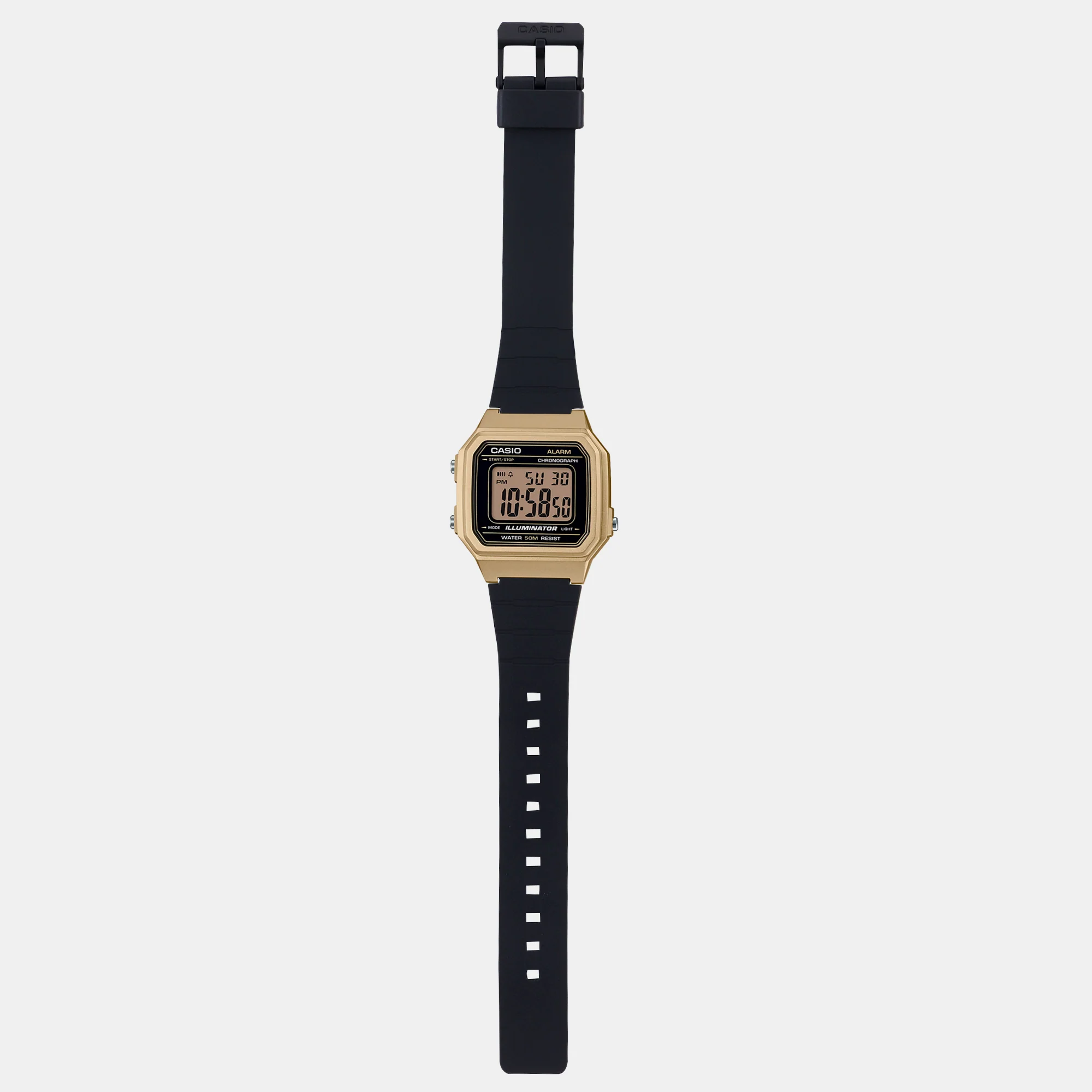 Youth Unisex Quartz Black Dial Digital Resin Watch I115 - Image 6