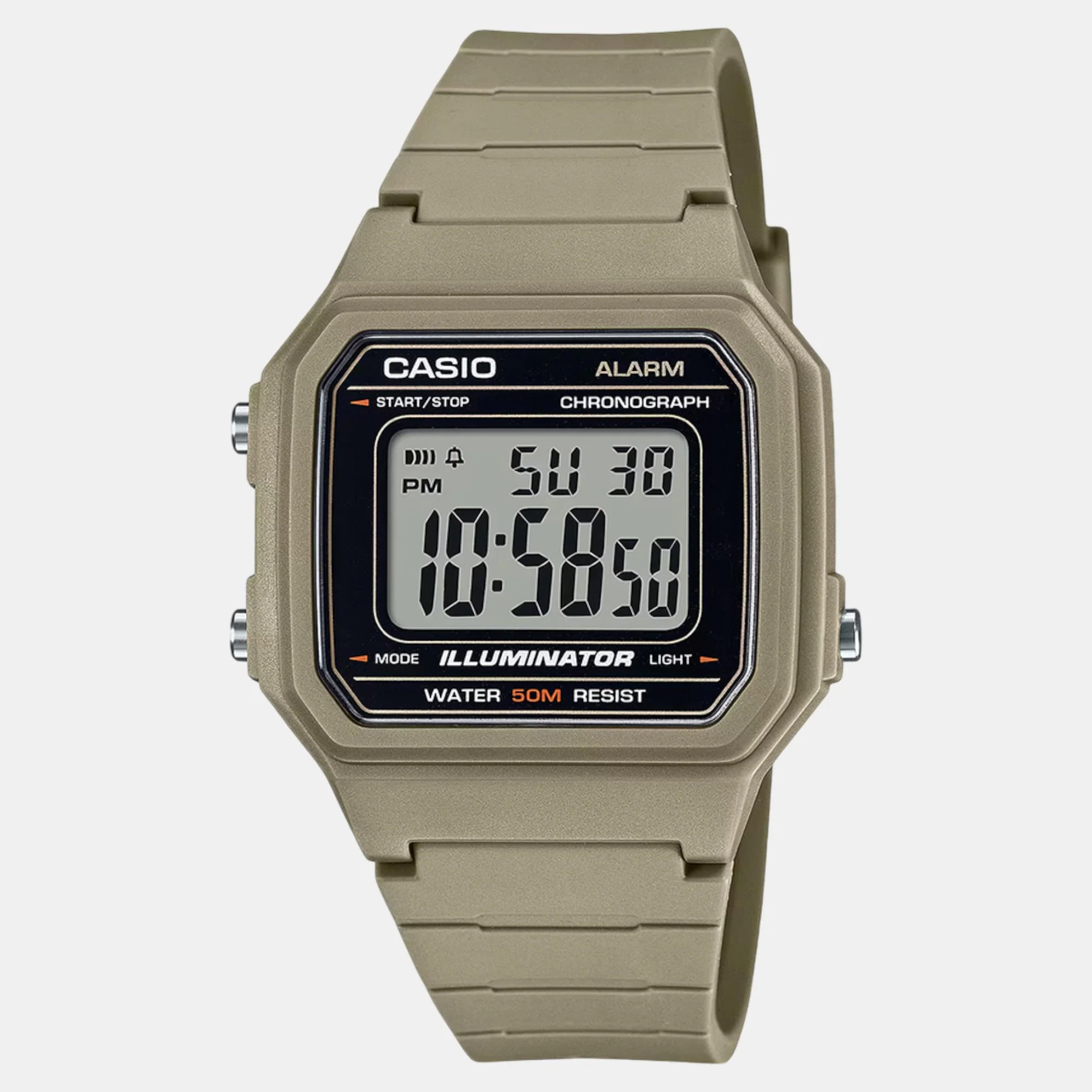 Youth Unisex Quartz Black Dial Digital Resin Watch I131