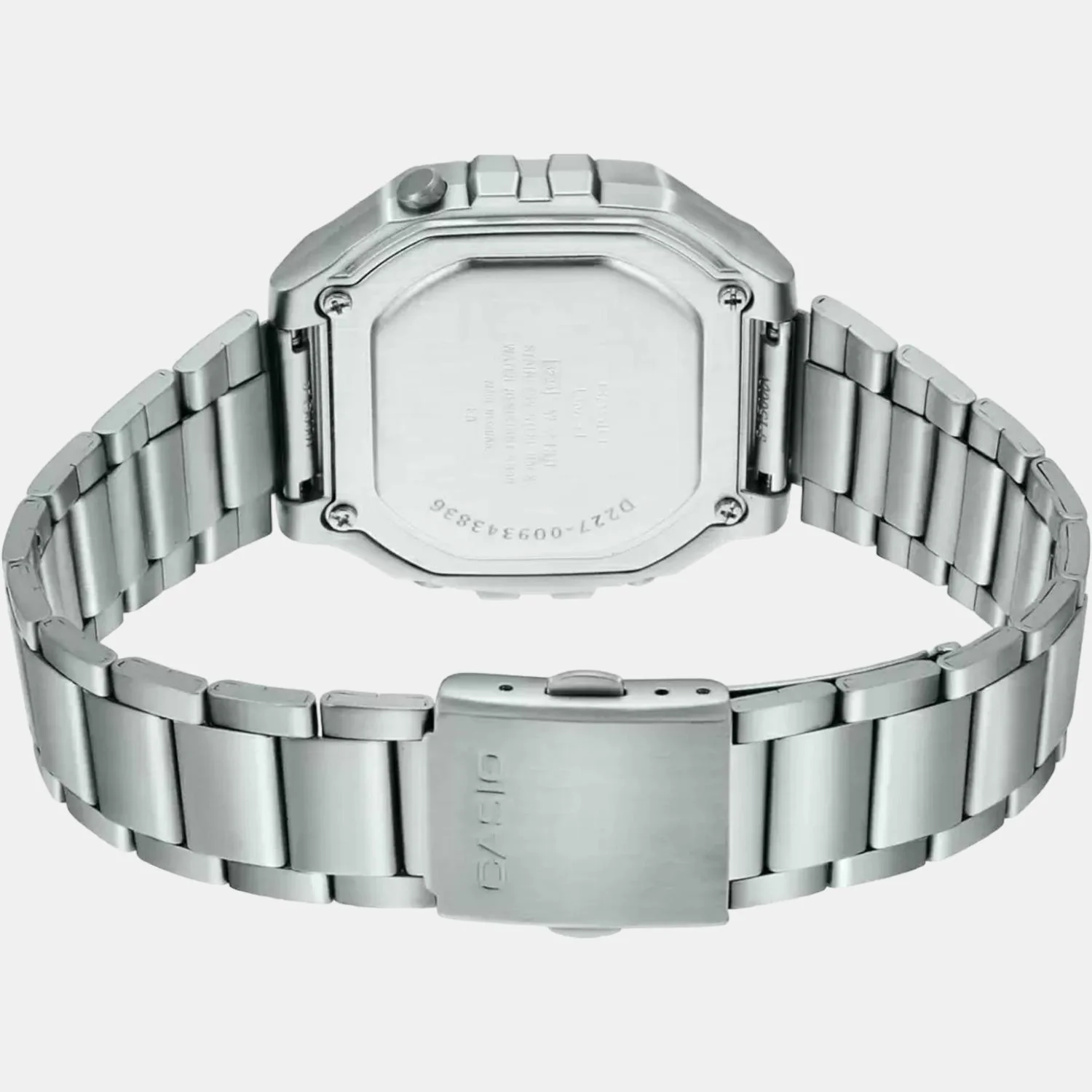 Youth Unisex Quartz Black Dial Digital Stainless Steel Watch D227 - Image 4