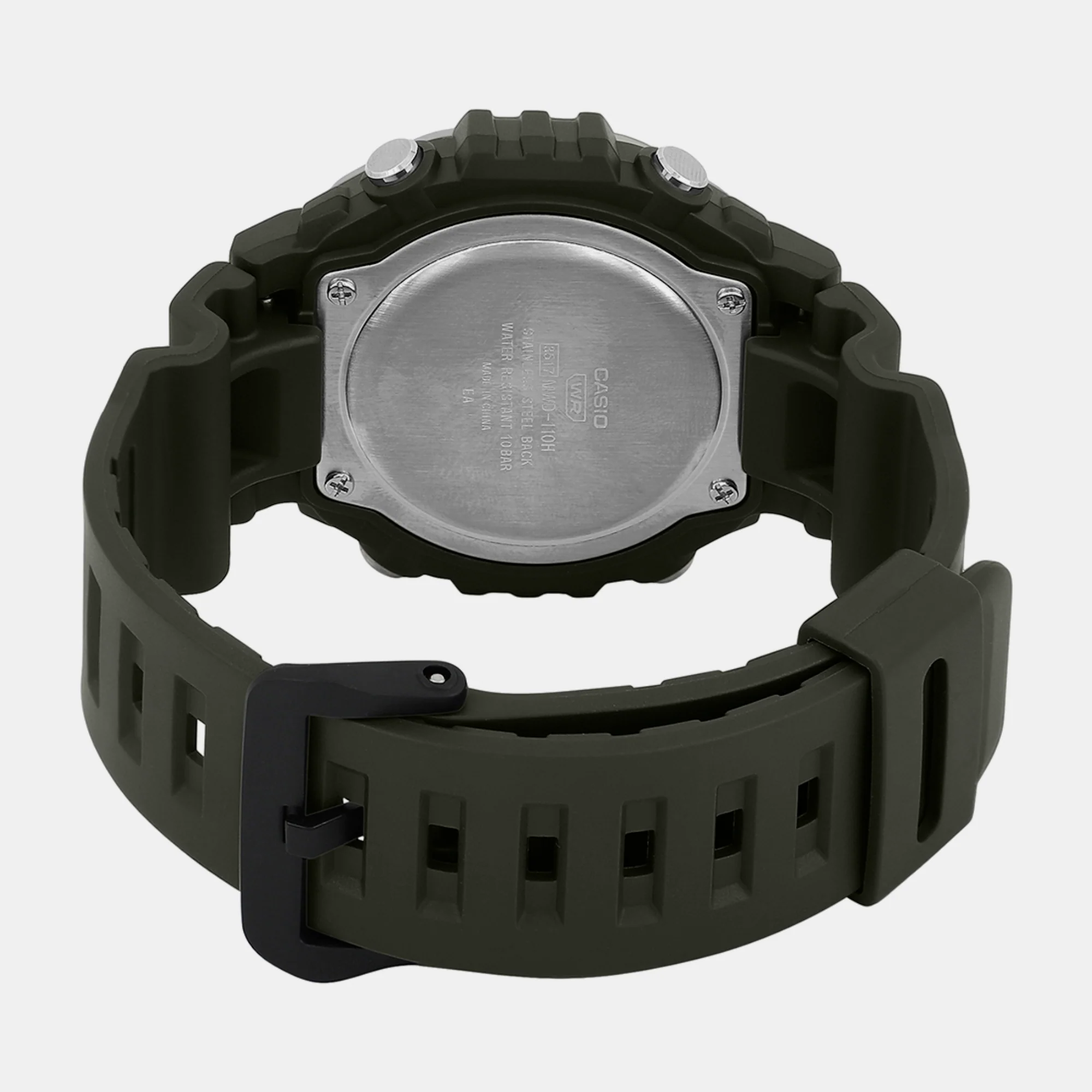 Youth Unisex Quartz Green Dial Digital Resin Watch D301 - Image 4