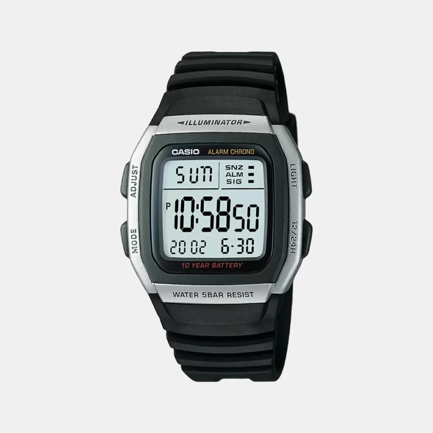 Youth Unisex Quartz Grey Dial Digital Watch D031