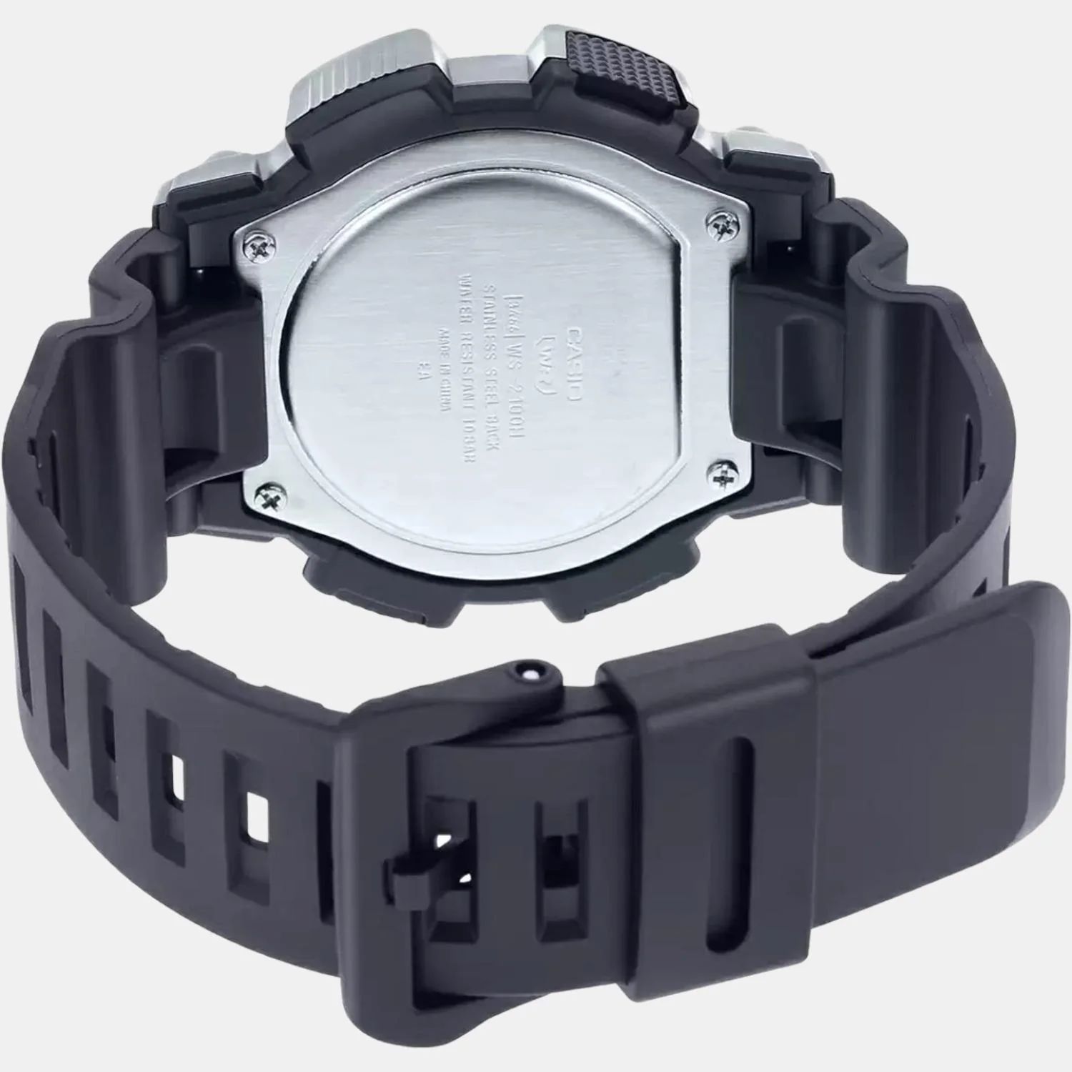 Youth Unisex Quartz Grey Dial Digital Resin Watch D244 - Image 4