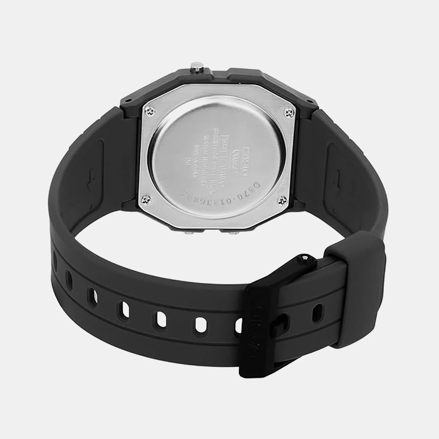 Youth Unisex Quartz Grey Dial Digital Resin Watch D373 - Image 3