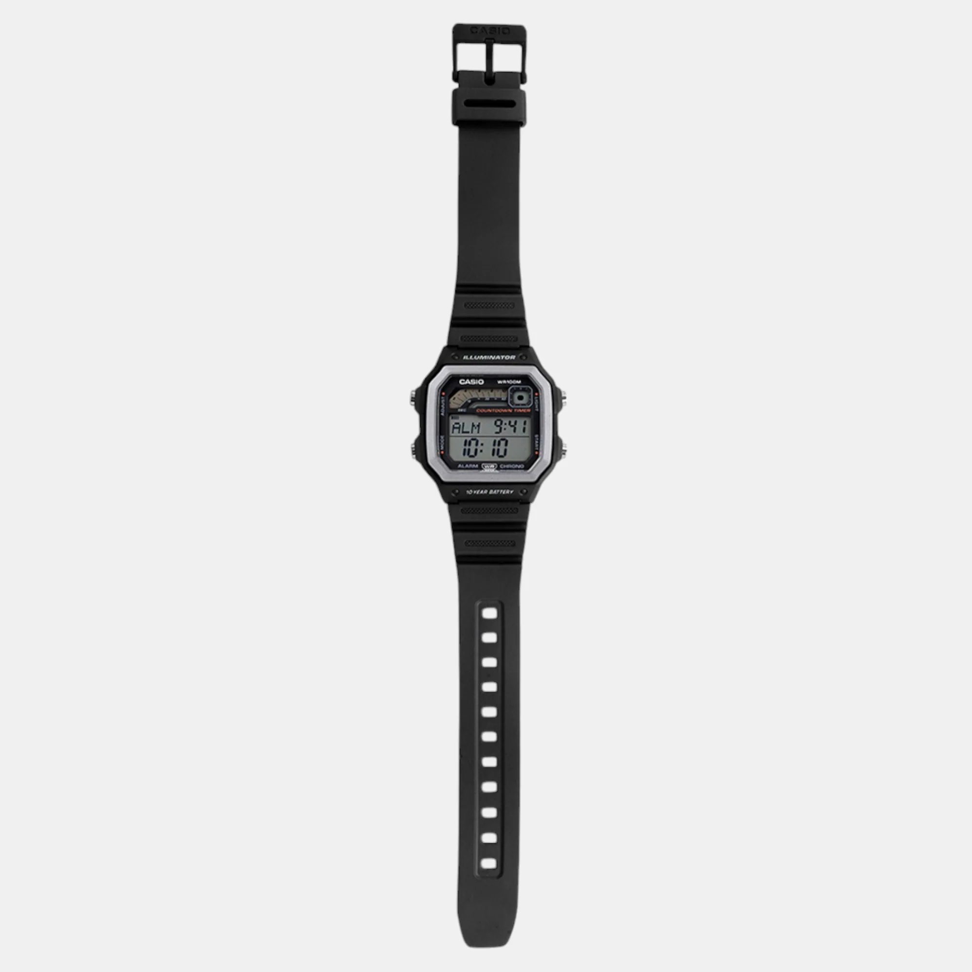 Youth Unisex Quartz Black Dial Digital Resin Watch D308 - Image 9