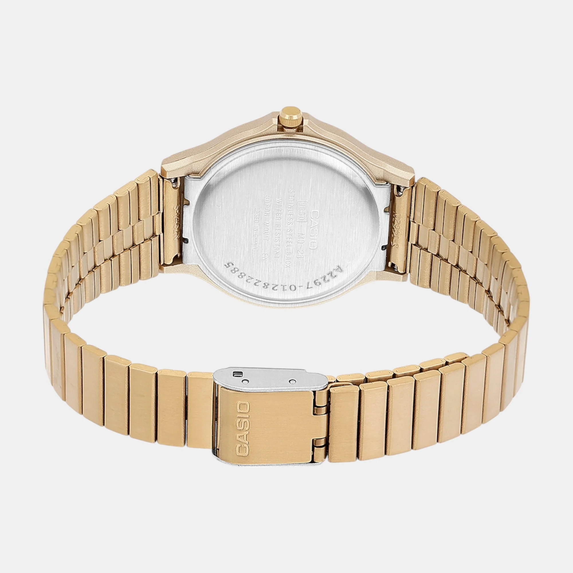 Youth Women Quartz Gold Dial Analog Stainless Steel Watch A2297 - Image 7