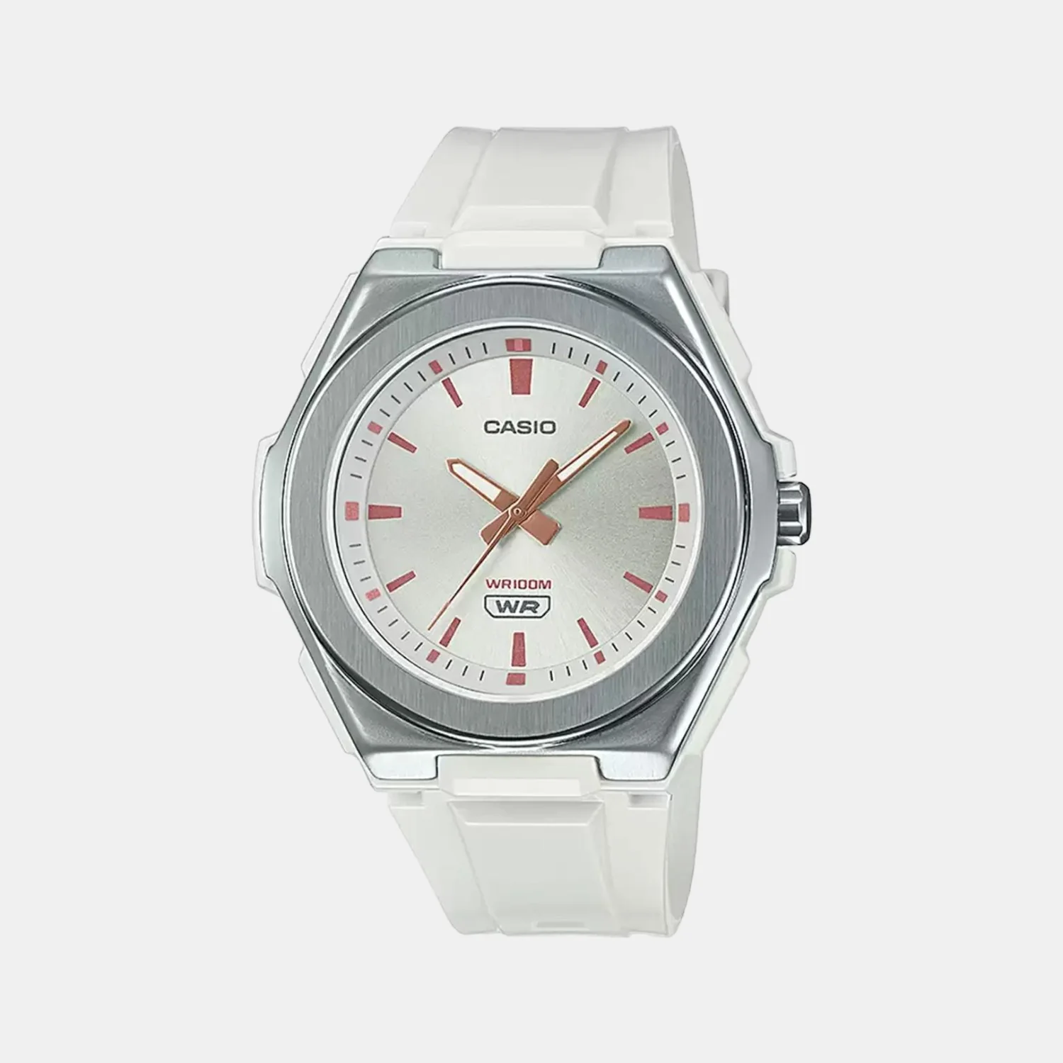 Youth Women Quartz White Dial Analog Resin Watch D221