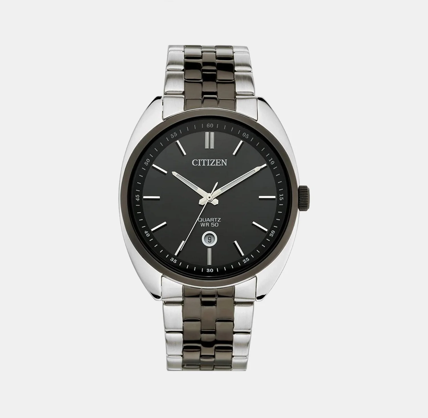 Citizen X Men Quartz Black Dial Analog Stainless Steel Watch BI5098-58E