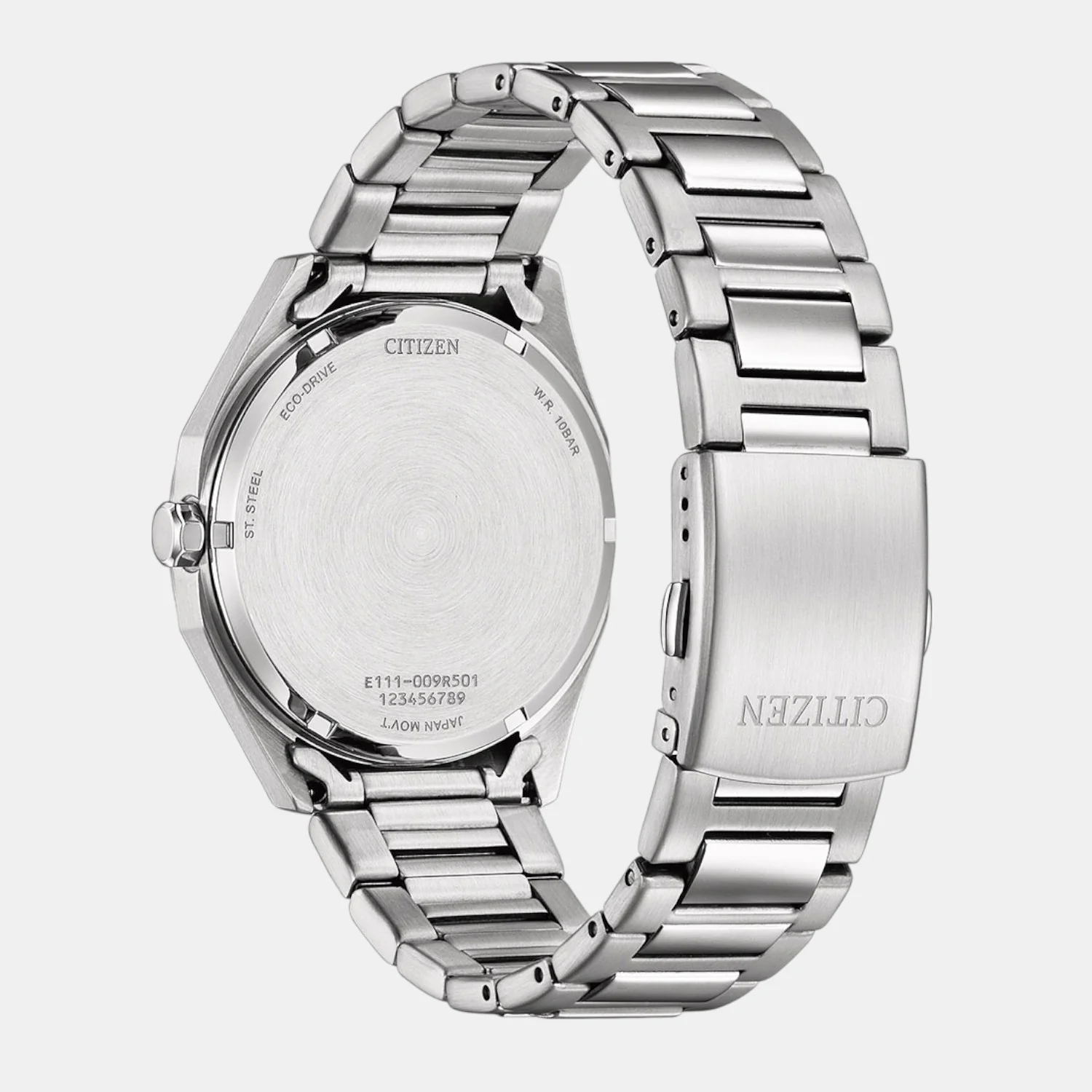 Eco-Drive Men Eco-Drive Green Dial Analog Stainless Steel Watch BM7630-80X - Image 4