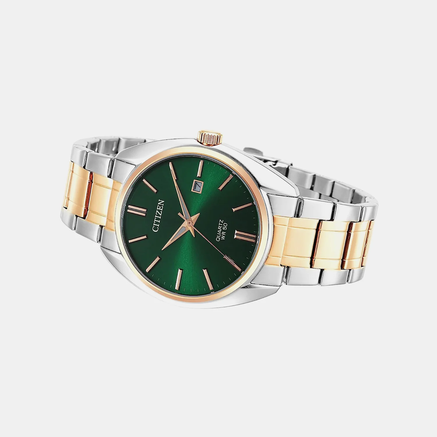 Hyperion Men Quartz Green Dial Analog Stainless Steel Watch BI5104-57Z - Image 3