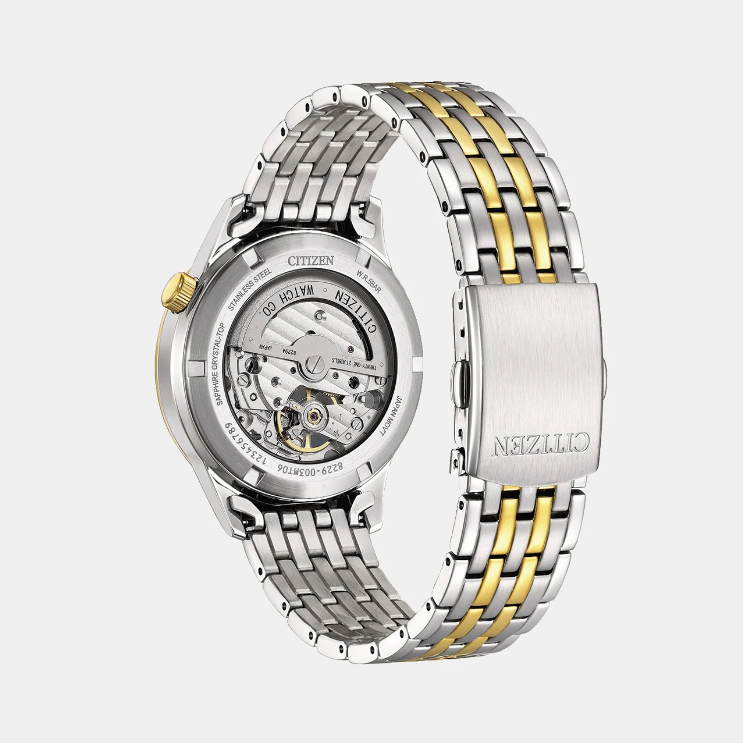 Mechanical Open Heart Men Automatic Green Dial Analog Stainless Steel Watch NH9134-83X - Image 4