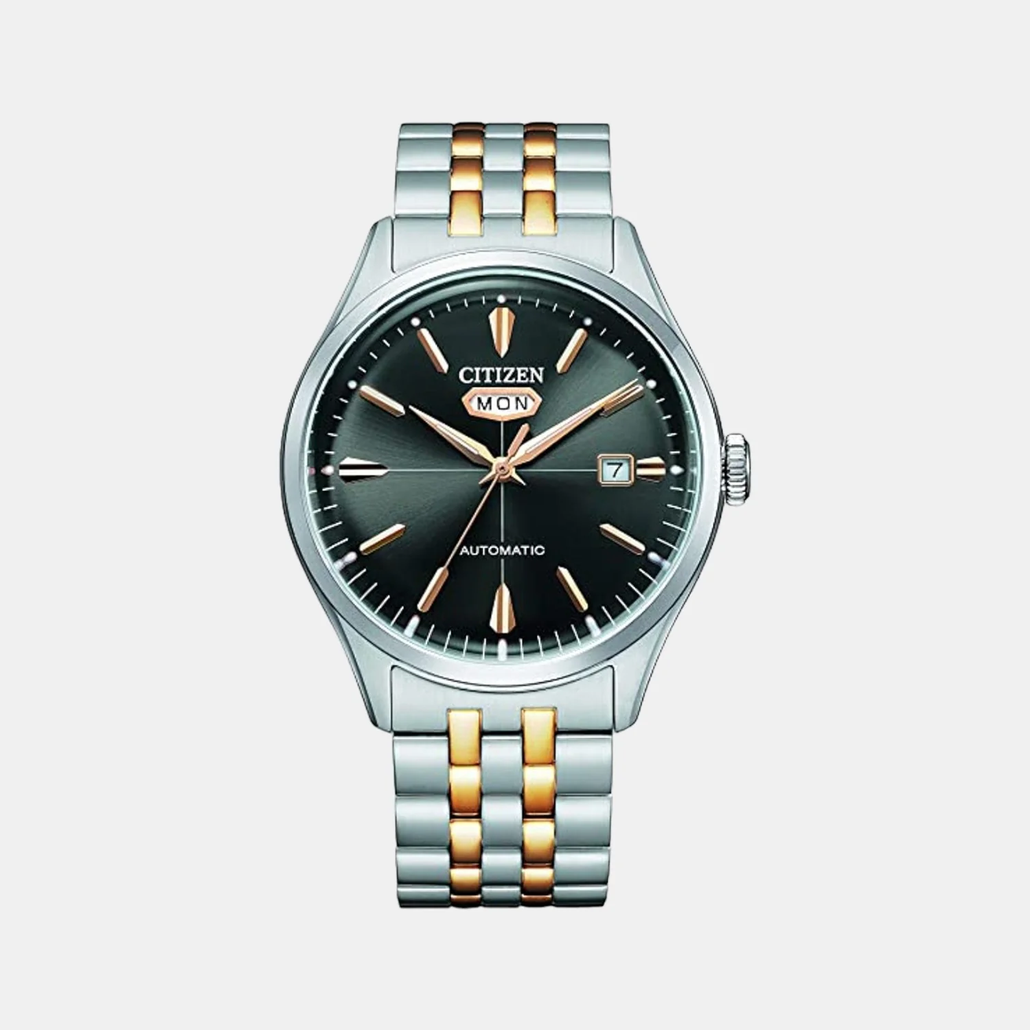 Men Automatic Black Dial Analog Stainless Steel Watch NH8394-70H