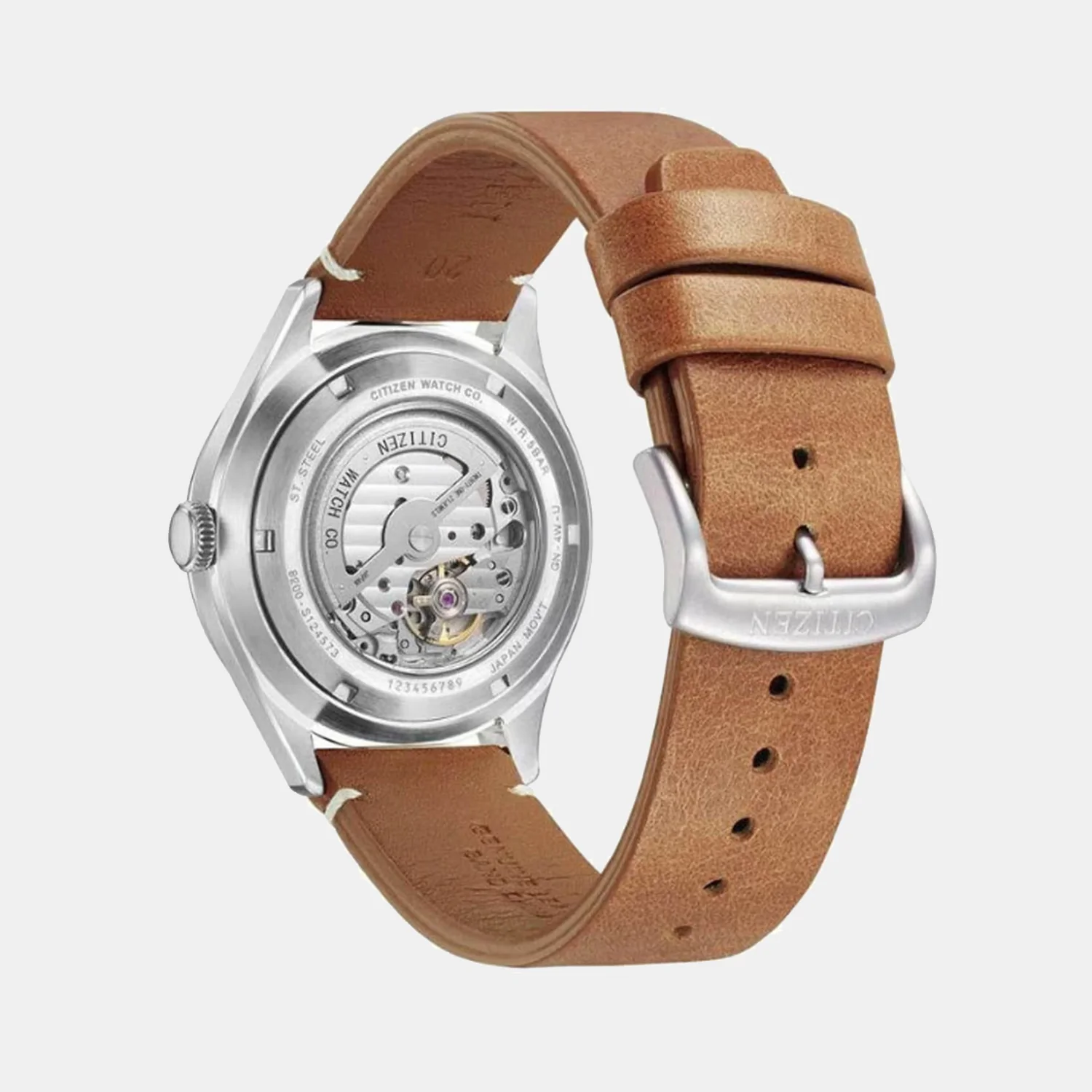 Men Automatic Red Dial Analog Stainless Steel Watch NH8390-11X - Image 3