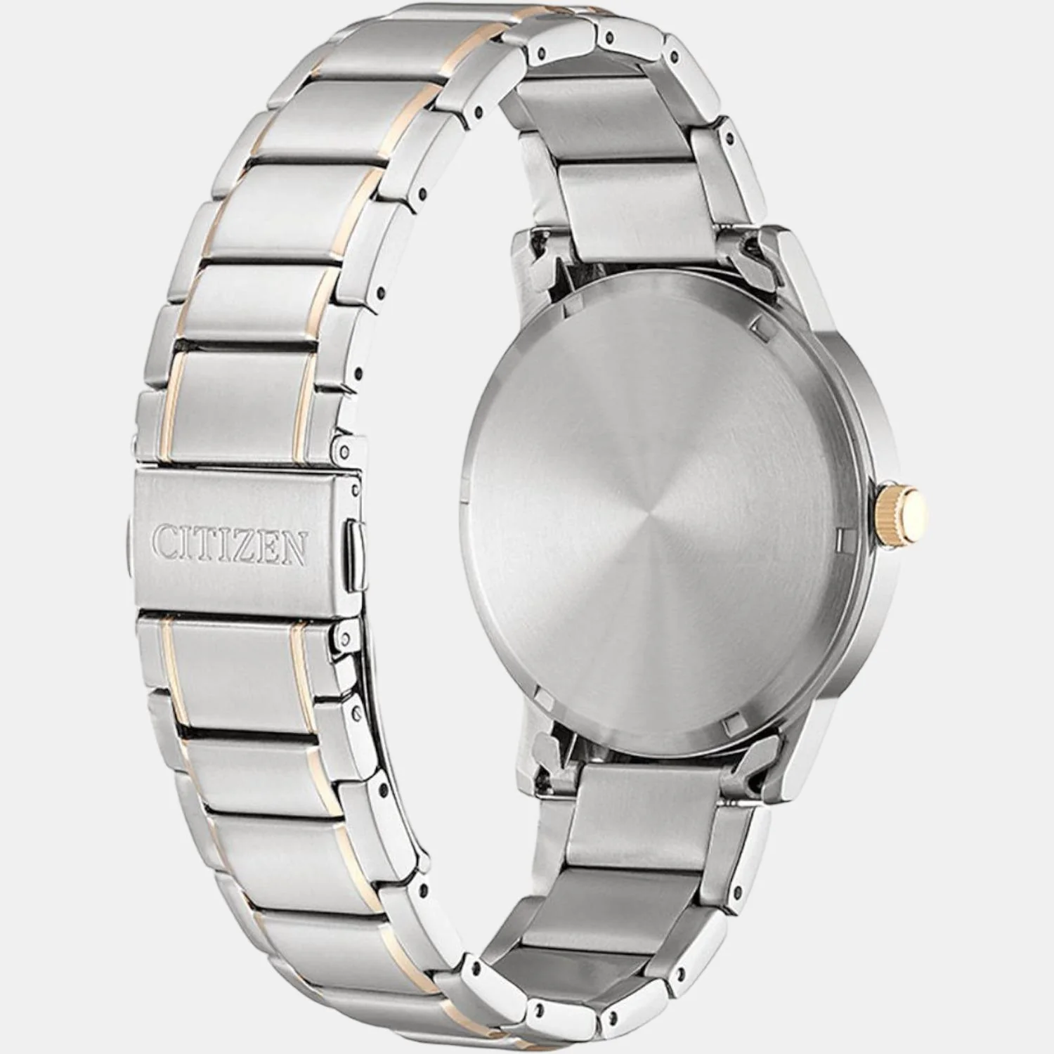 Men Eco-Drive White Dial Analog Stainless Steel Watch AW1676-86A - Image 3