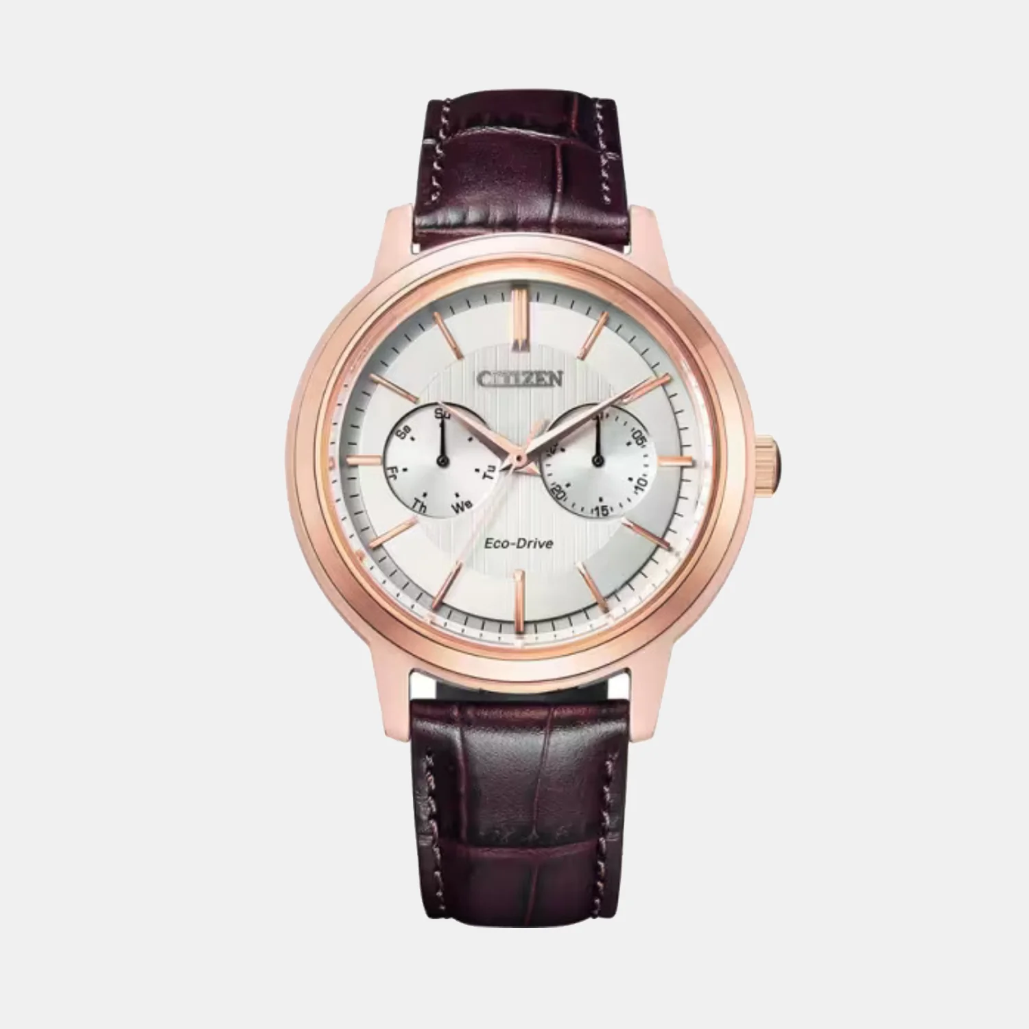 Men Eco-Drive White Dial Analog Stainless Steel Watch BU4032-11A