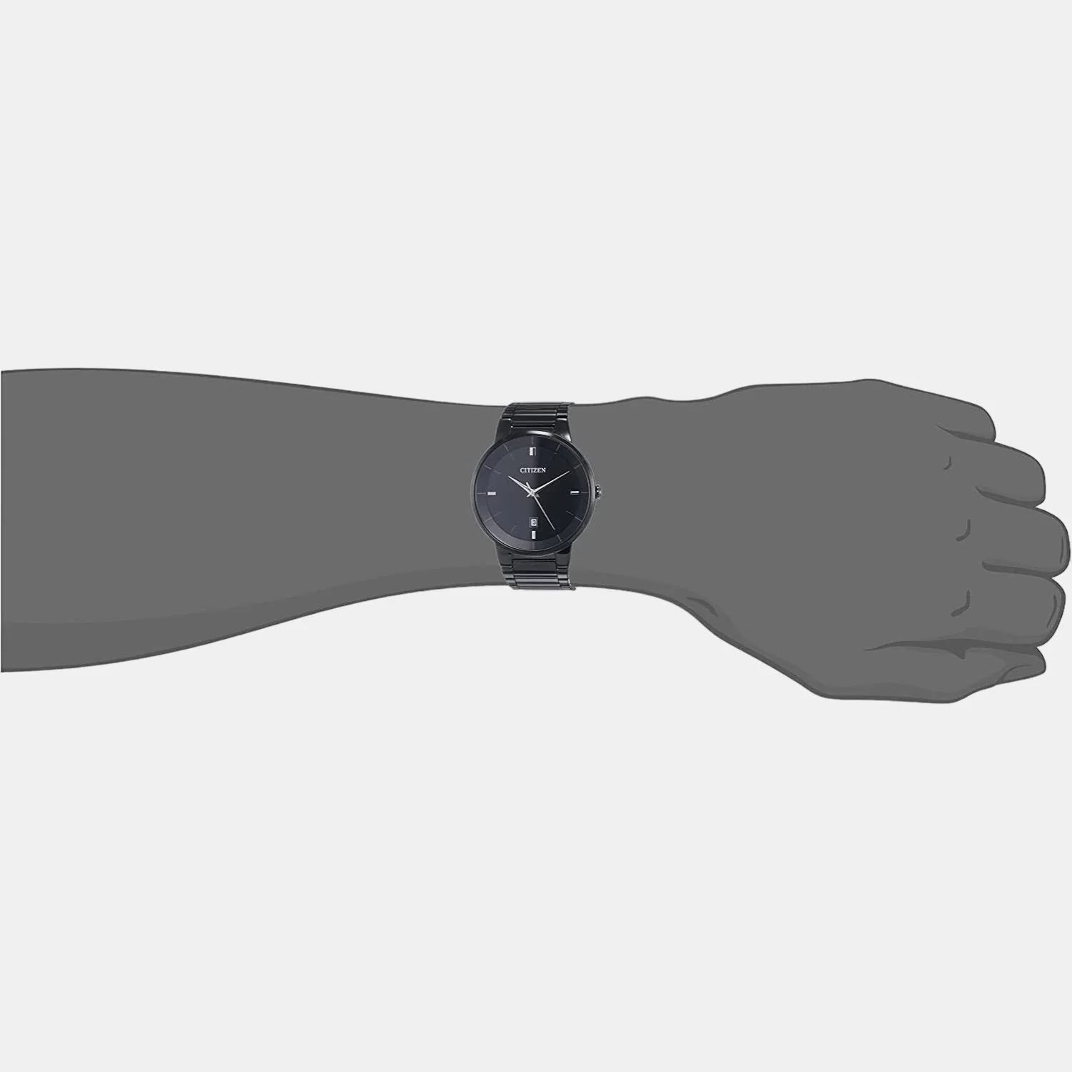 Men Quartz Black Dial Analog Stainless Steel Watch BI5017-50E - Image 5
