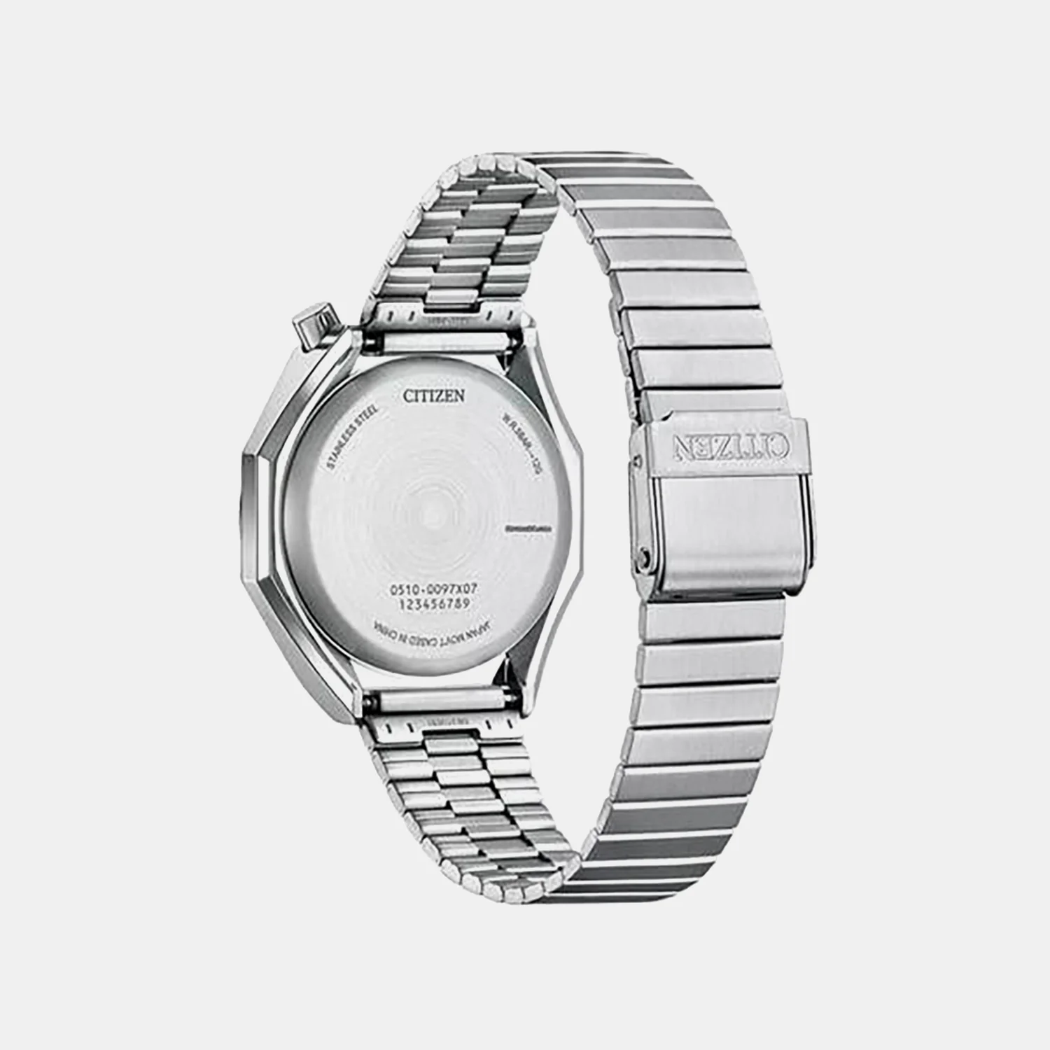 Tsuno  Men Quartz Black Dial Chronograph Steel Watch AN3700-54E - Image 4