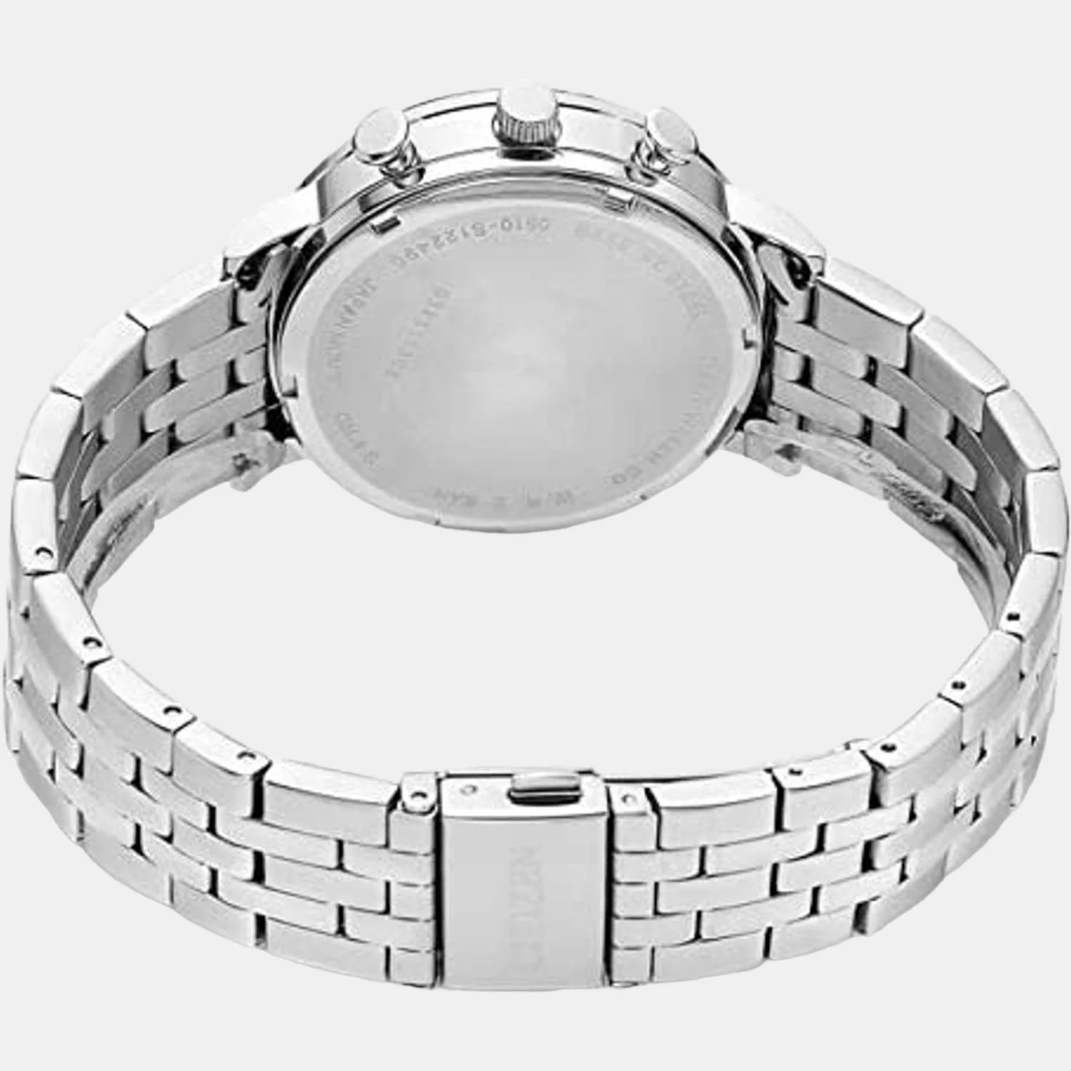Men Quartz Grey Dial Chronograph Stainless Steel Watch AN3610-71A - Image 4