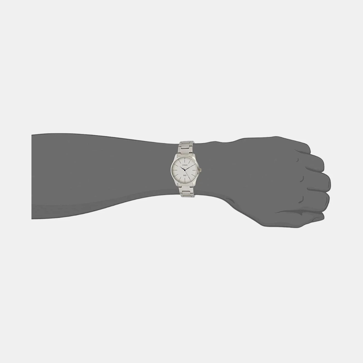 Men Quartz Silver Dial Analog Stainless Steel Watch BH5000-59A - Image 4