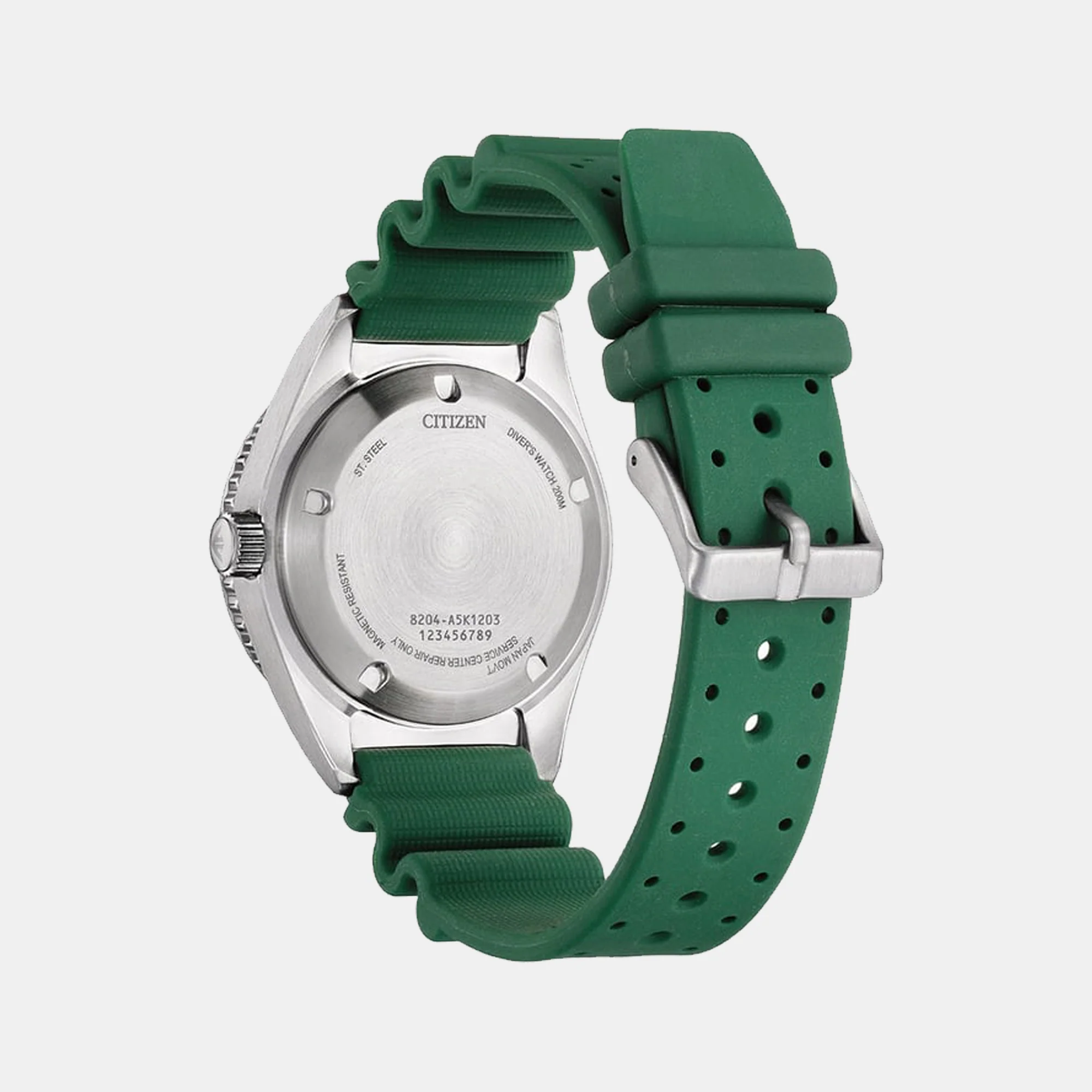 Promaster Men Automatic Green Dial Analog Rubber Watch NY0121-09X - Image 2