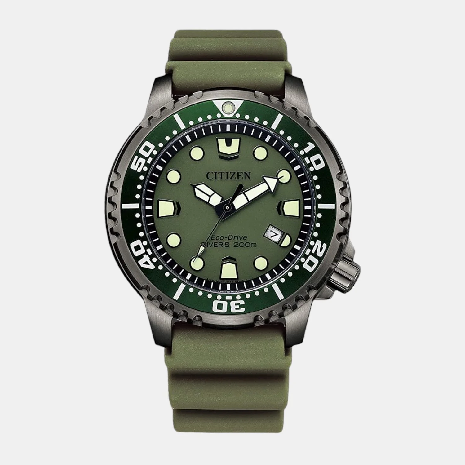 Promaster Men Quartz Green Dial Analog Polyester Watch BN0157-11X - Image 2
