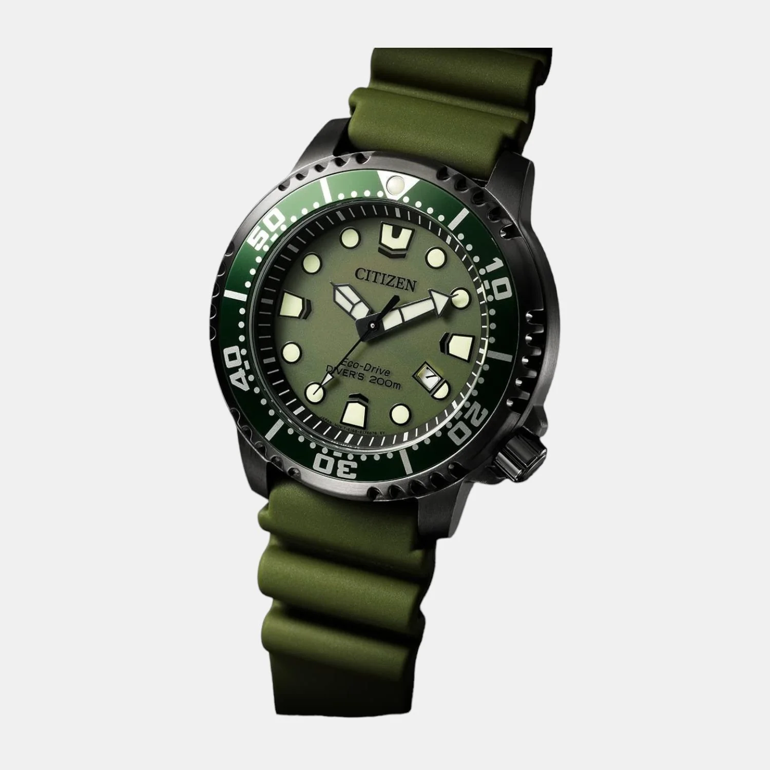 Promaster Men Quartz Green Dial Analog Polyester Watch BN0157-11X - Image 3