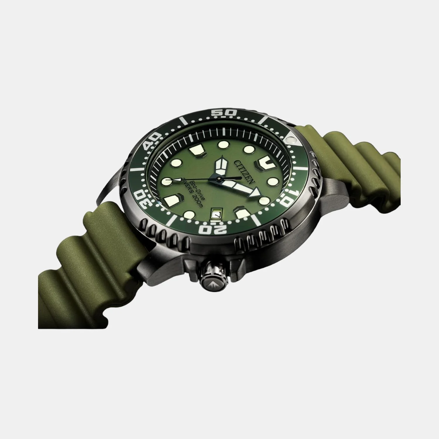 Promaster Men Quartz Green Dial Analog Polyester Watch BN0157-11X - Image 4