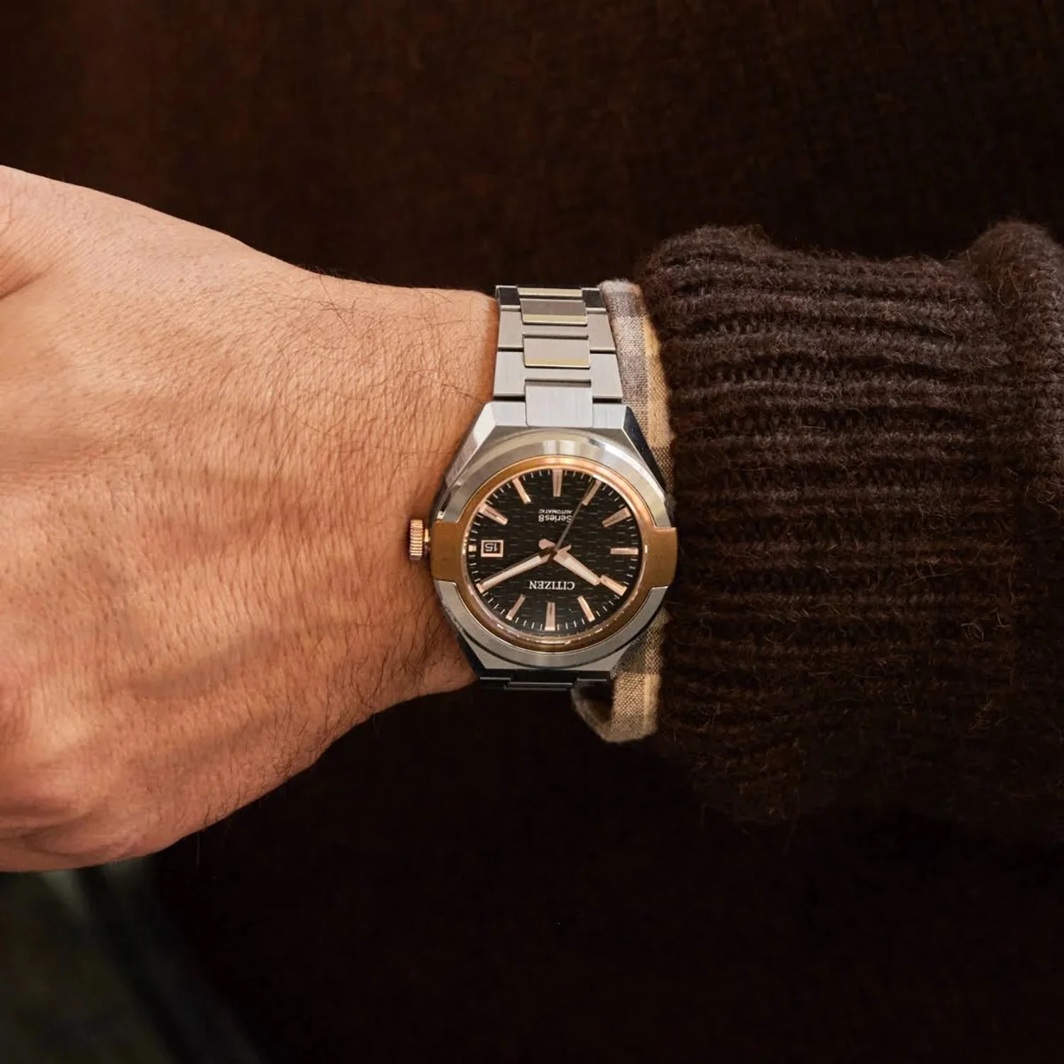 Series 8 - 870 Mechanical Men Automatic Grey Dial Analog Stainless Steel Watch NA1034-51H - Image 7