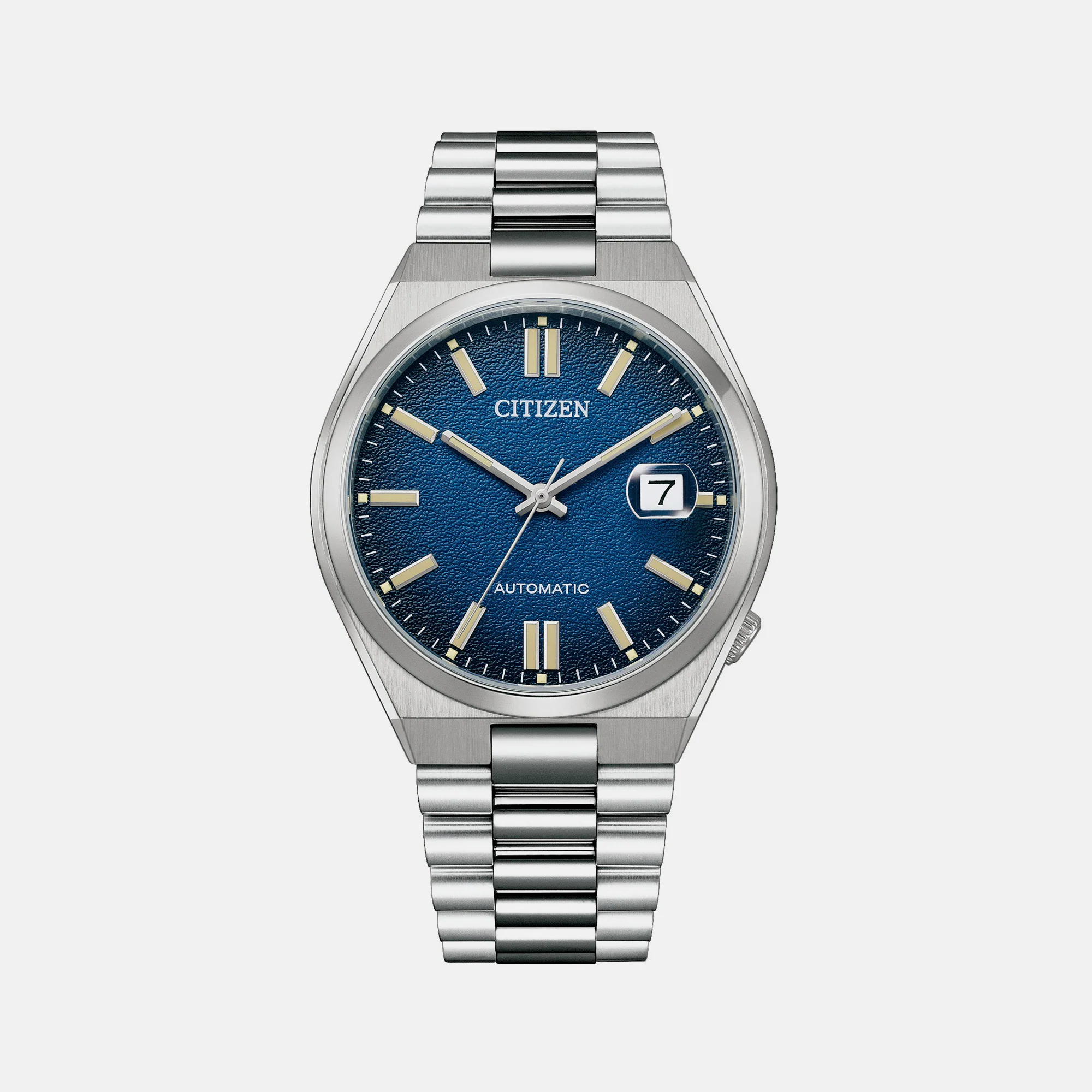 Tsuyosa Men Automatic Blue Dial Analog Stainless Steel Watch NJ0151-88L - Image 2