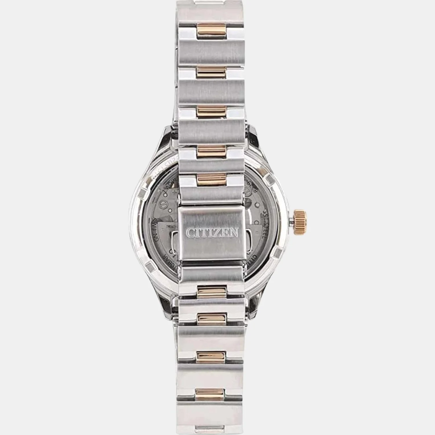 Women Automatic White Dial Analog Stainless Steel Watch PC1008-89A - Image 3