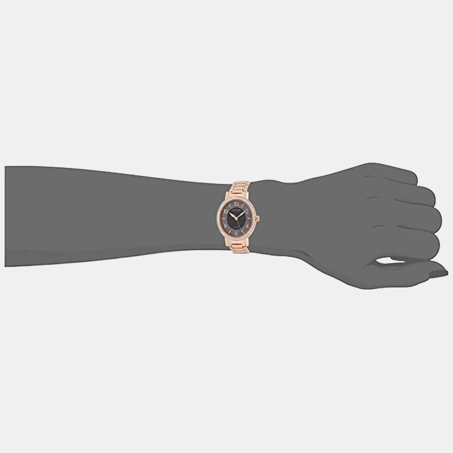 Women Quartz Black Dial Analog Stainless Steel Watch EL3048-53E - Image 4
