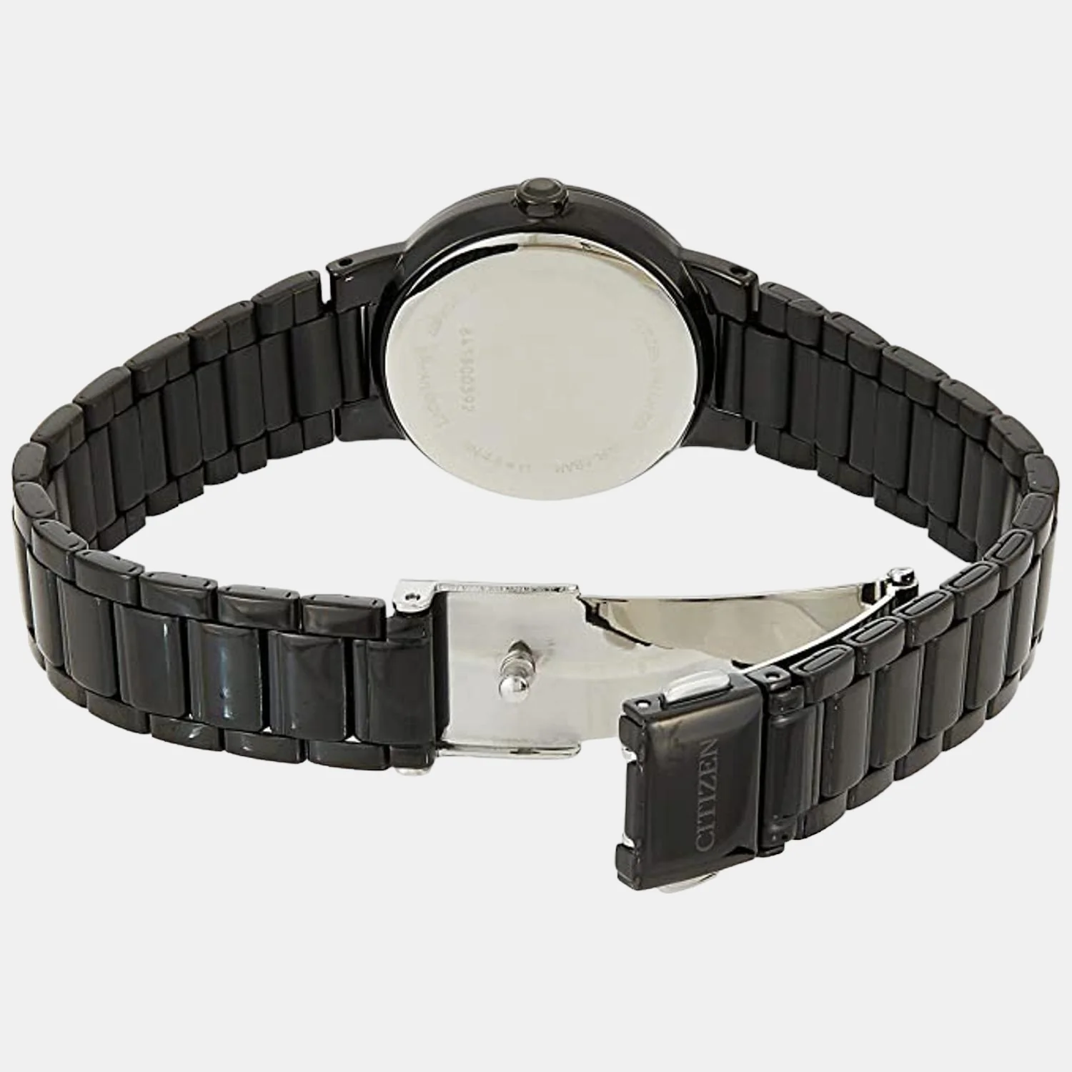 Women Quartz Black Dial Analog Stainless Steel Watch EU6017-54E - Image 2
