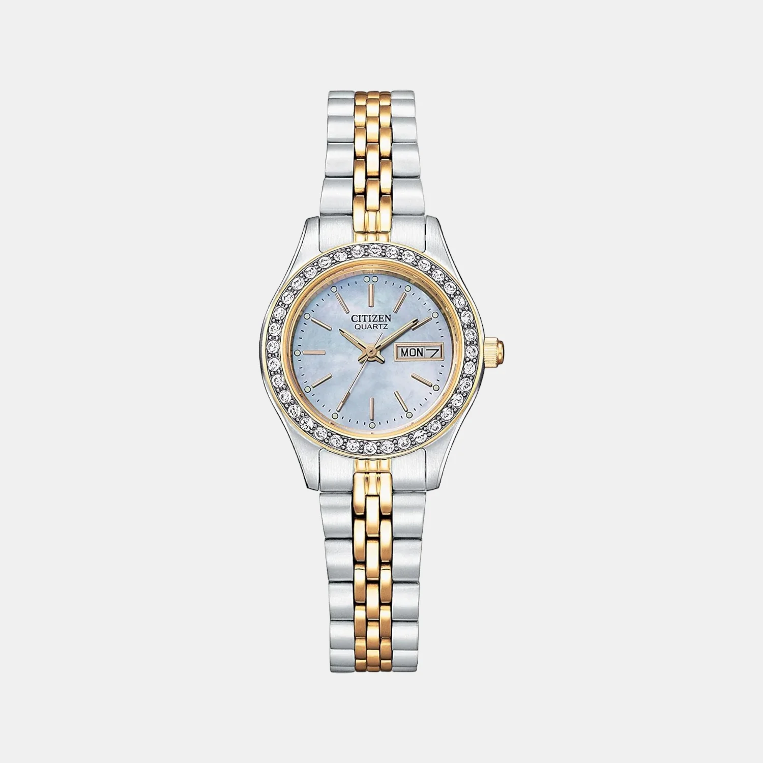 Women Quartz Blue Dial Analog Stainless Steel Watch EQ0539-56Y