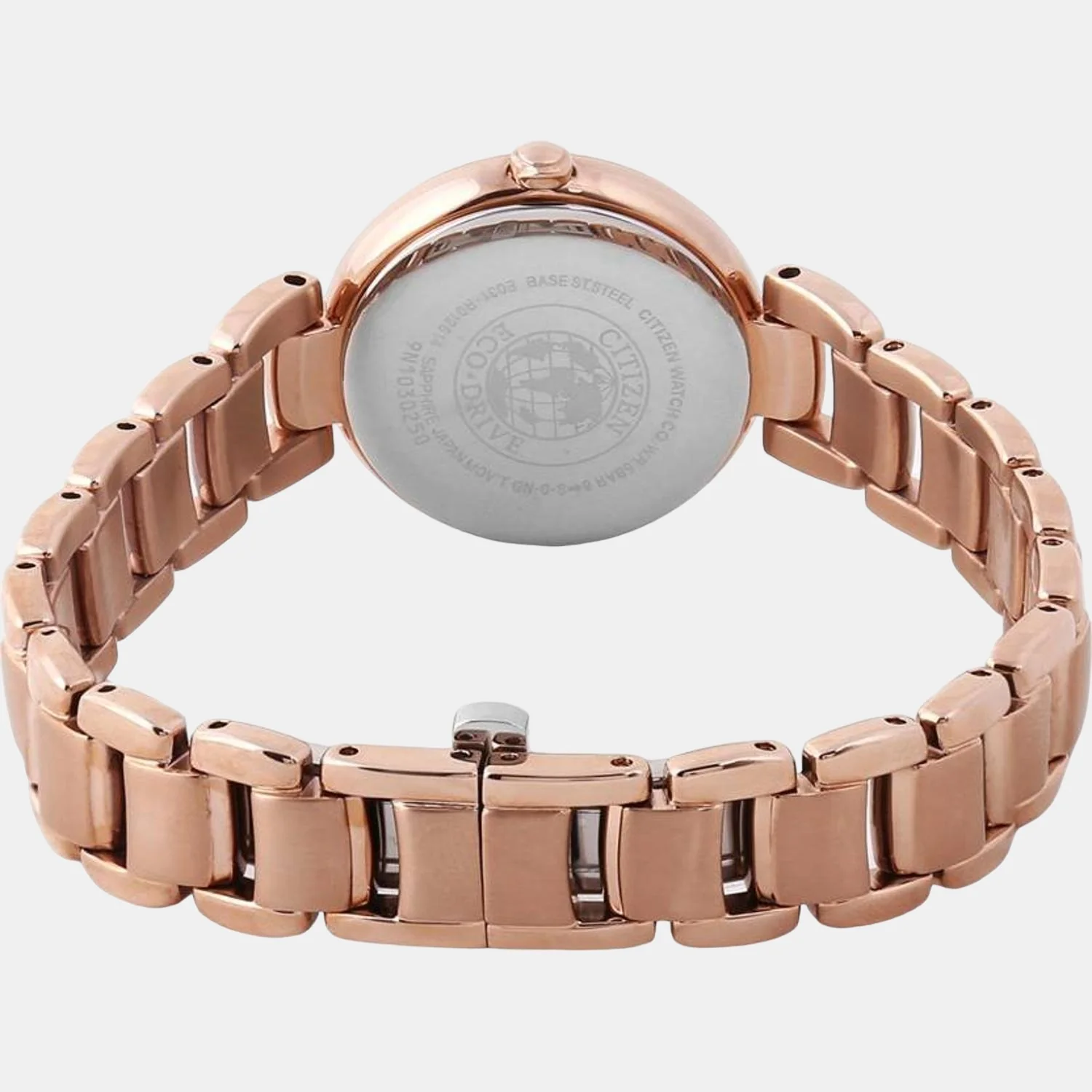 Women Quartz Mother Of Pearl Dial Analog Stainless Steel Watch EM0532-85D - Image 4