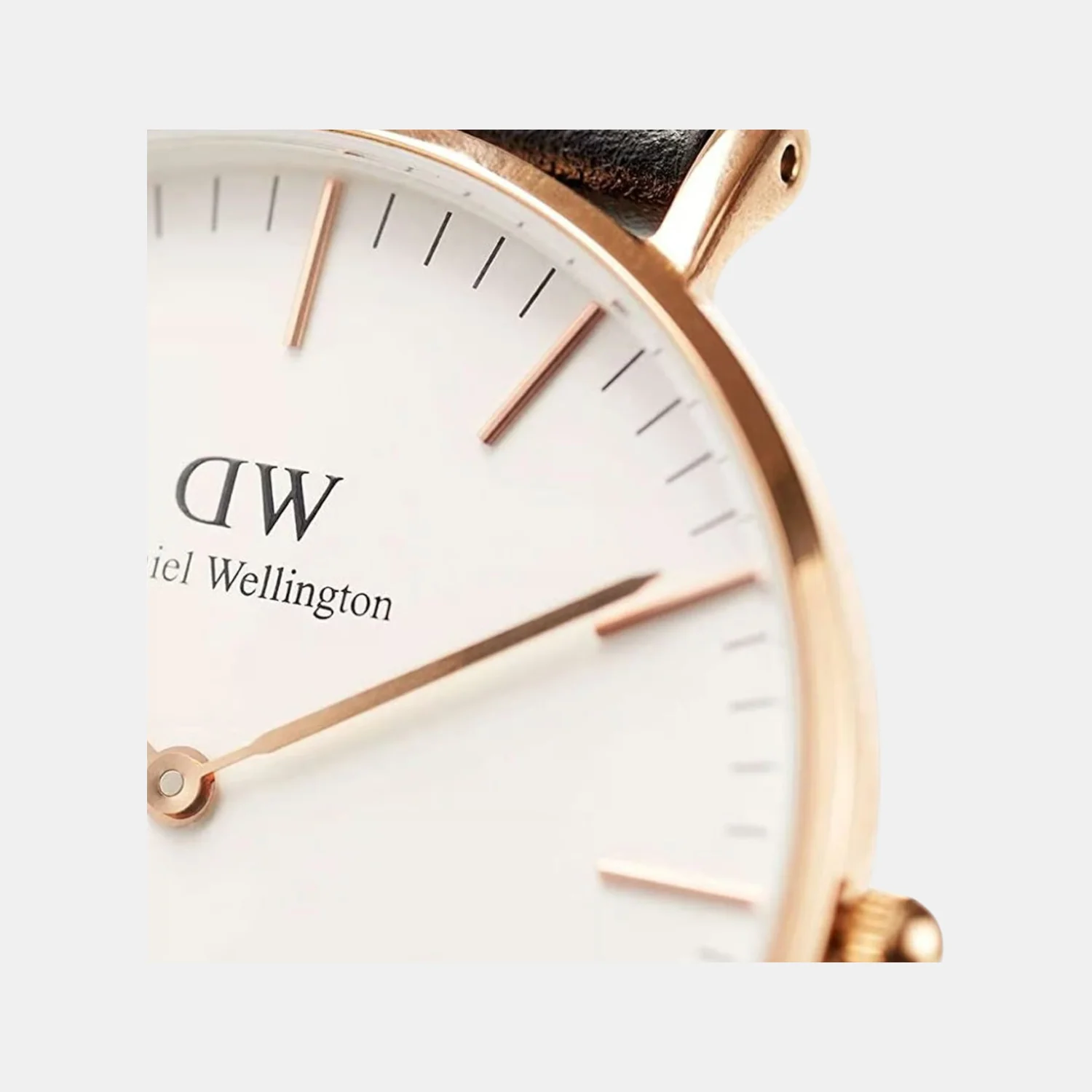 Classic Men Quartz White Dial Analog Stainless Steel Watch DW00100035K - Image 2
