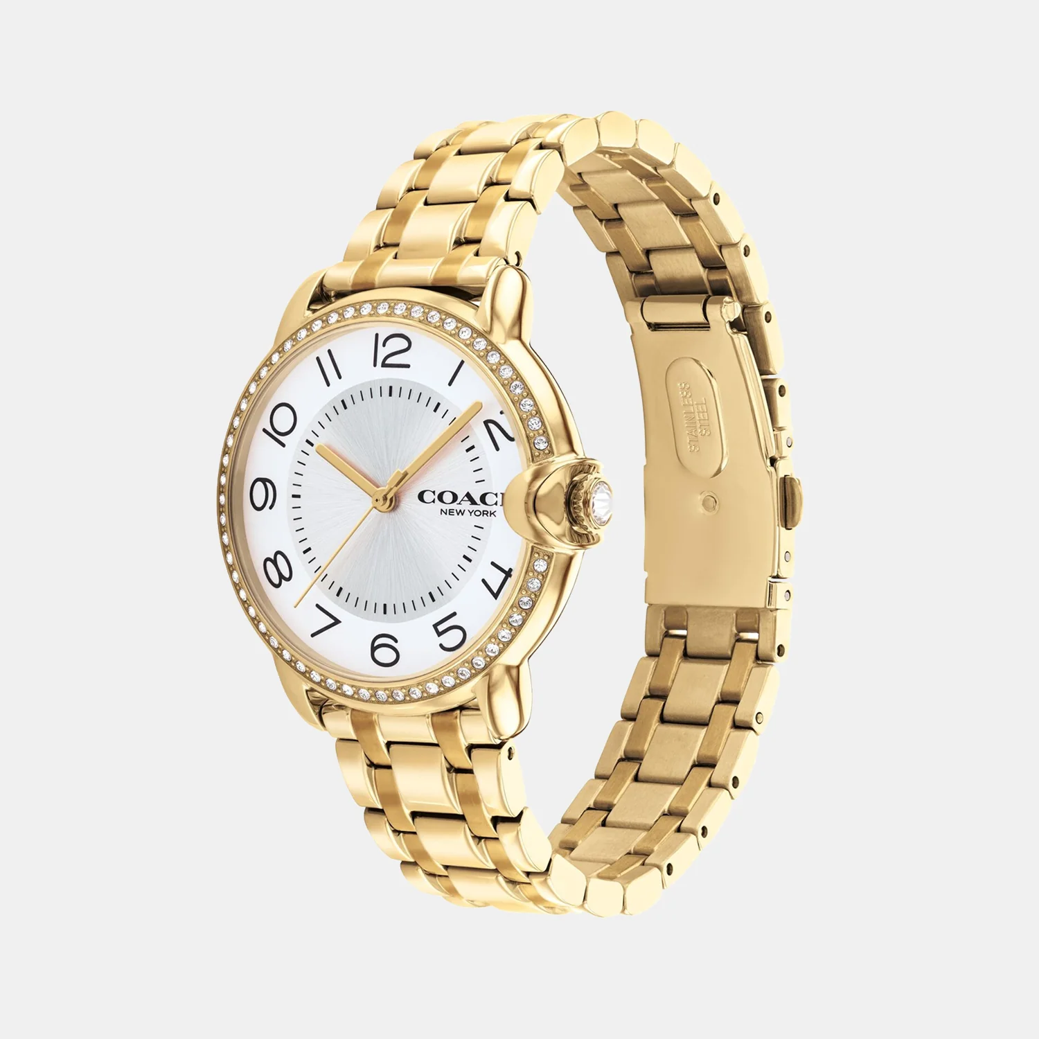 Arden Women Quartz Silver Dial Analog Stainless Steel Watch 14503810 - Image 2