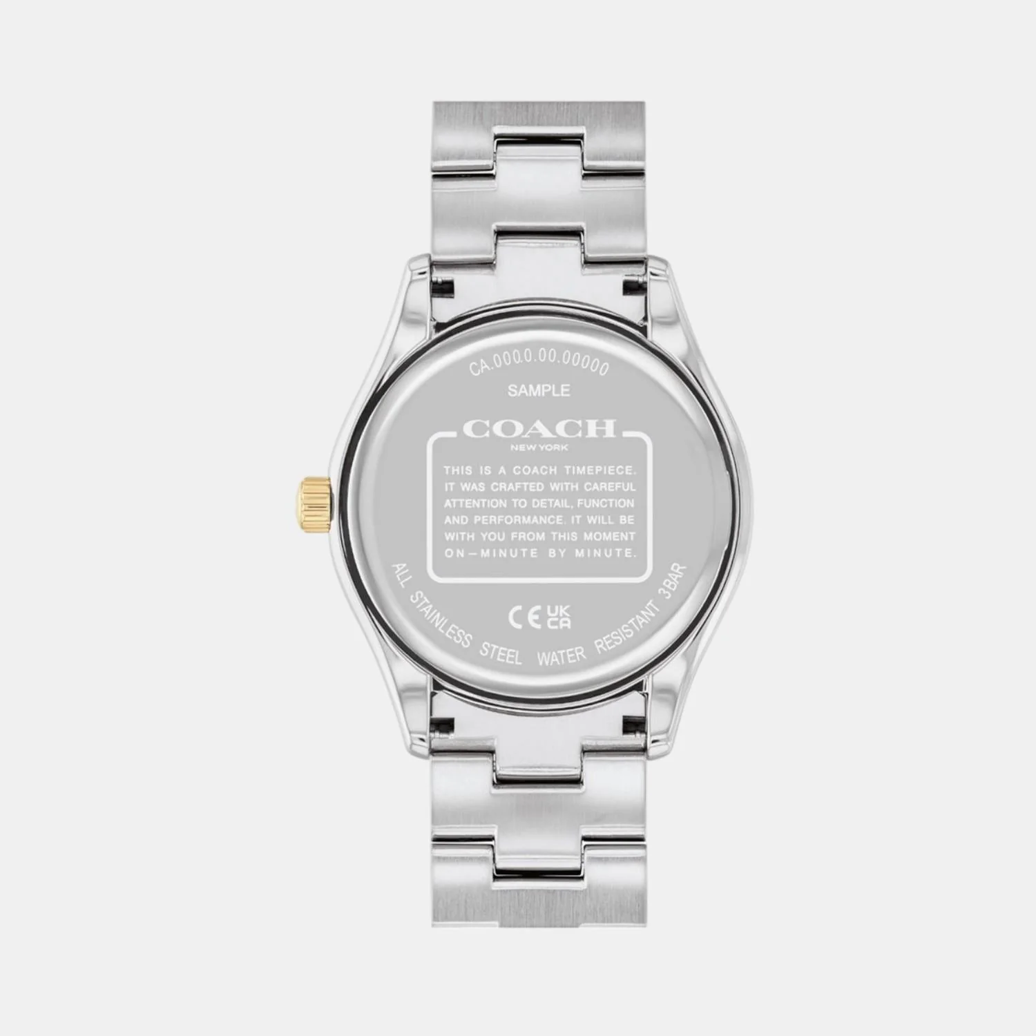 Brooks Unisex Quartz Silver Dial Analog Stainless Steel Watch 14400034 - Image 4