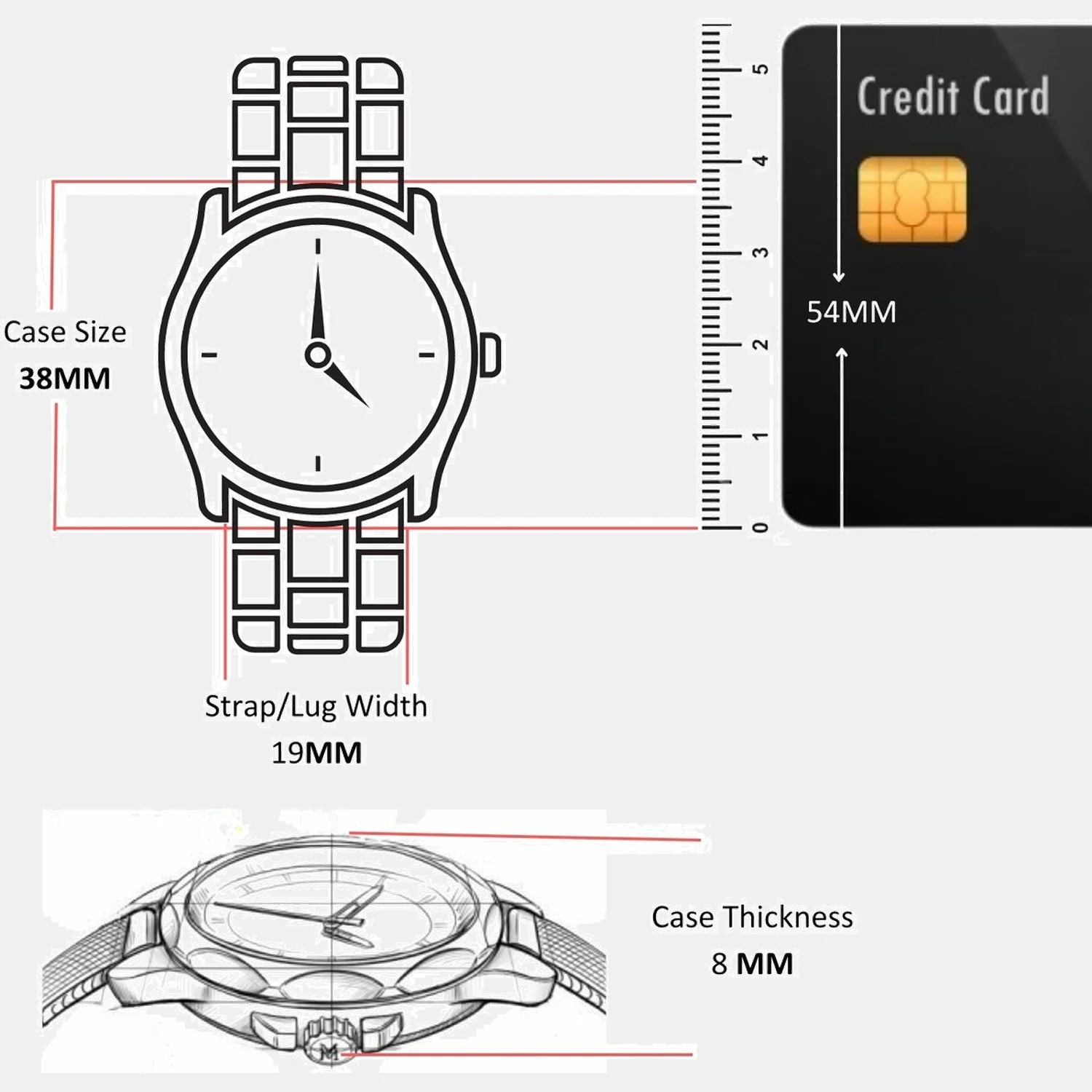 Brooks Unisex Quartz Silver Dial Analog Stainless Steel Watch 14400034 - Image 7