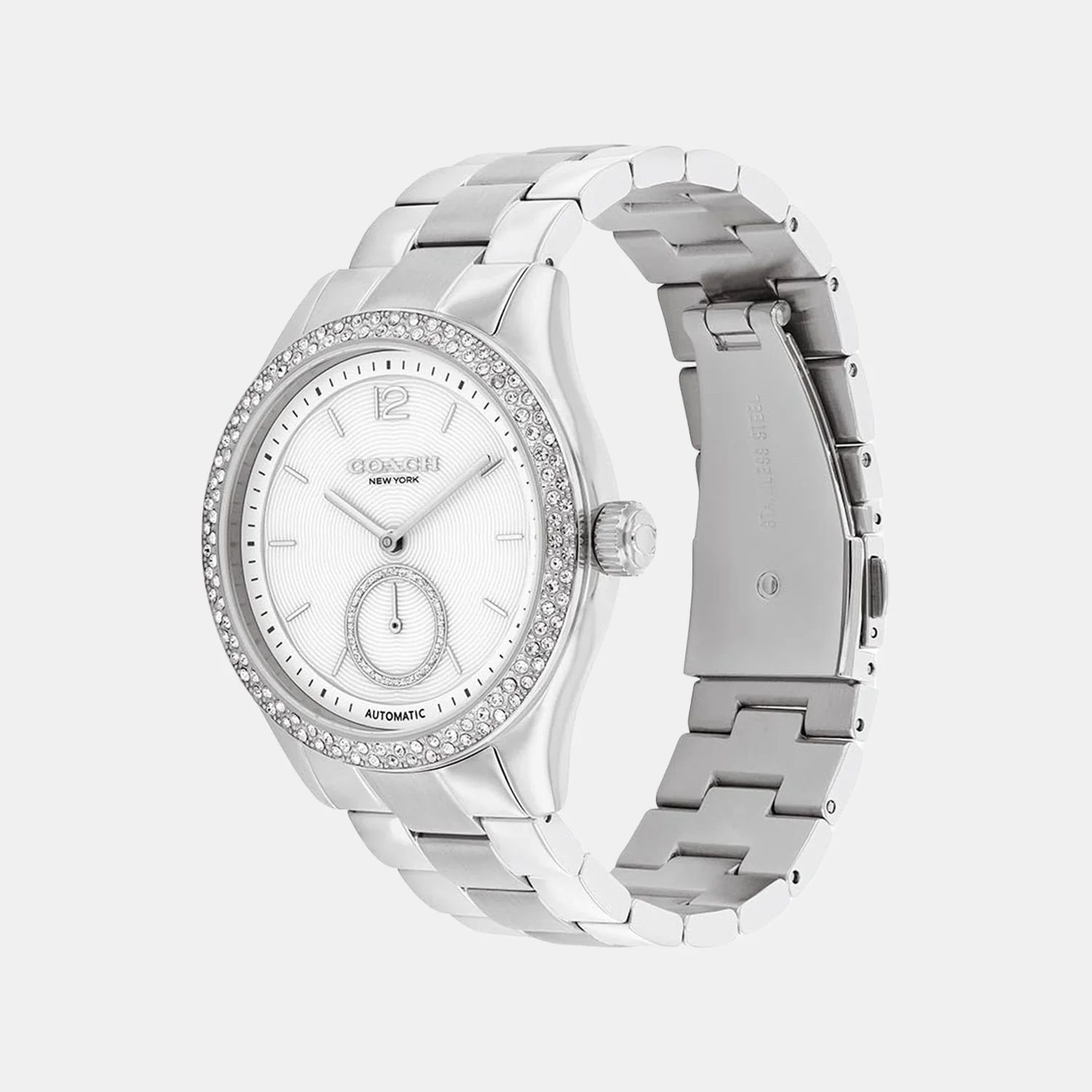 Brooks Women Automatic Silver Dial Analog Steel Watch 14504526 - Image 2