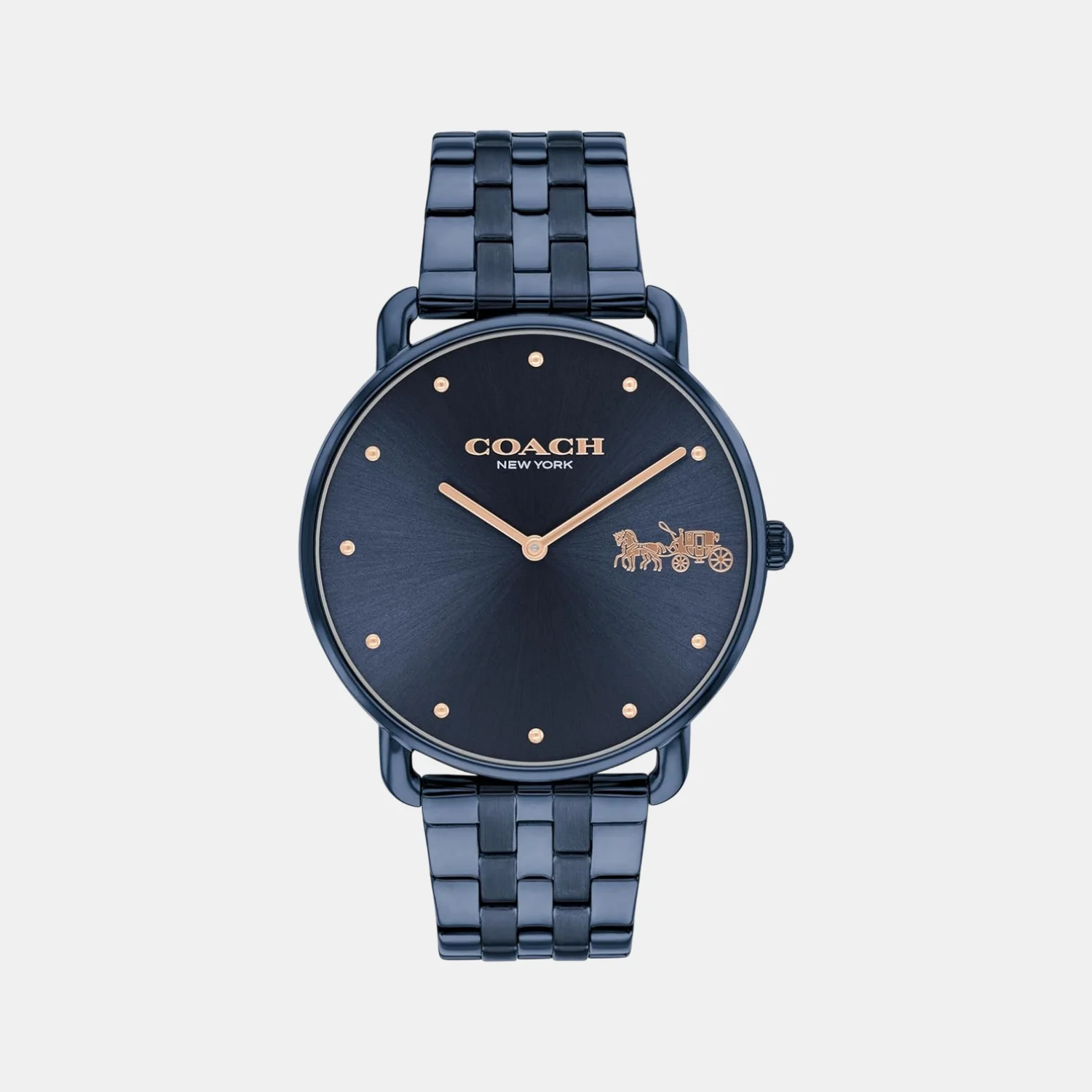 Elliot Women Quartz Blue Dial Analog Stainless Steel Watch 14504297
