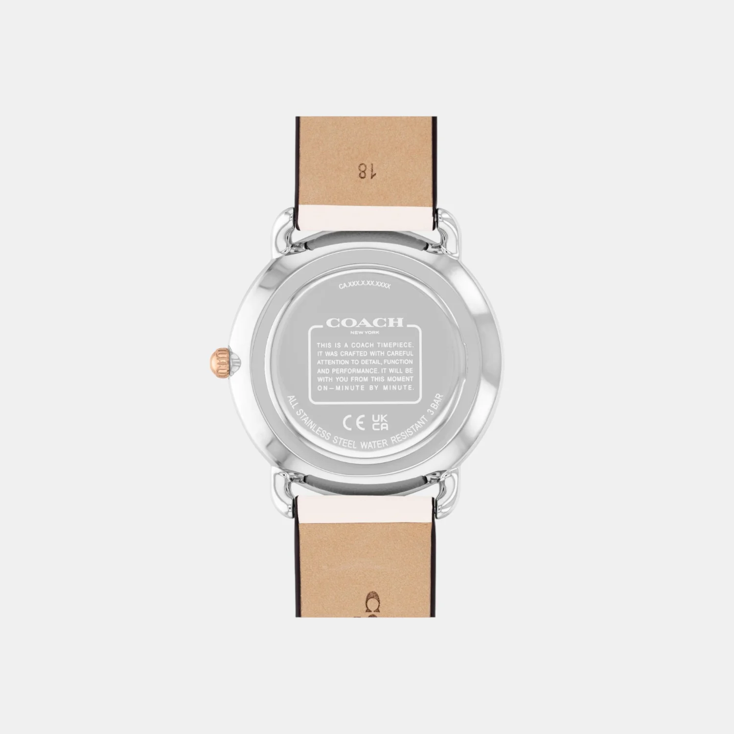 Elliot Women Quartz Silver Dial Analog Leather Watch 14504200 - Image 4