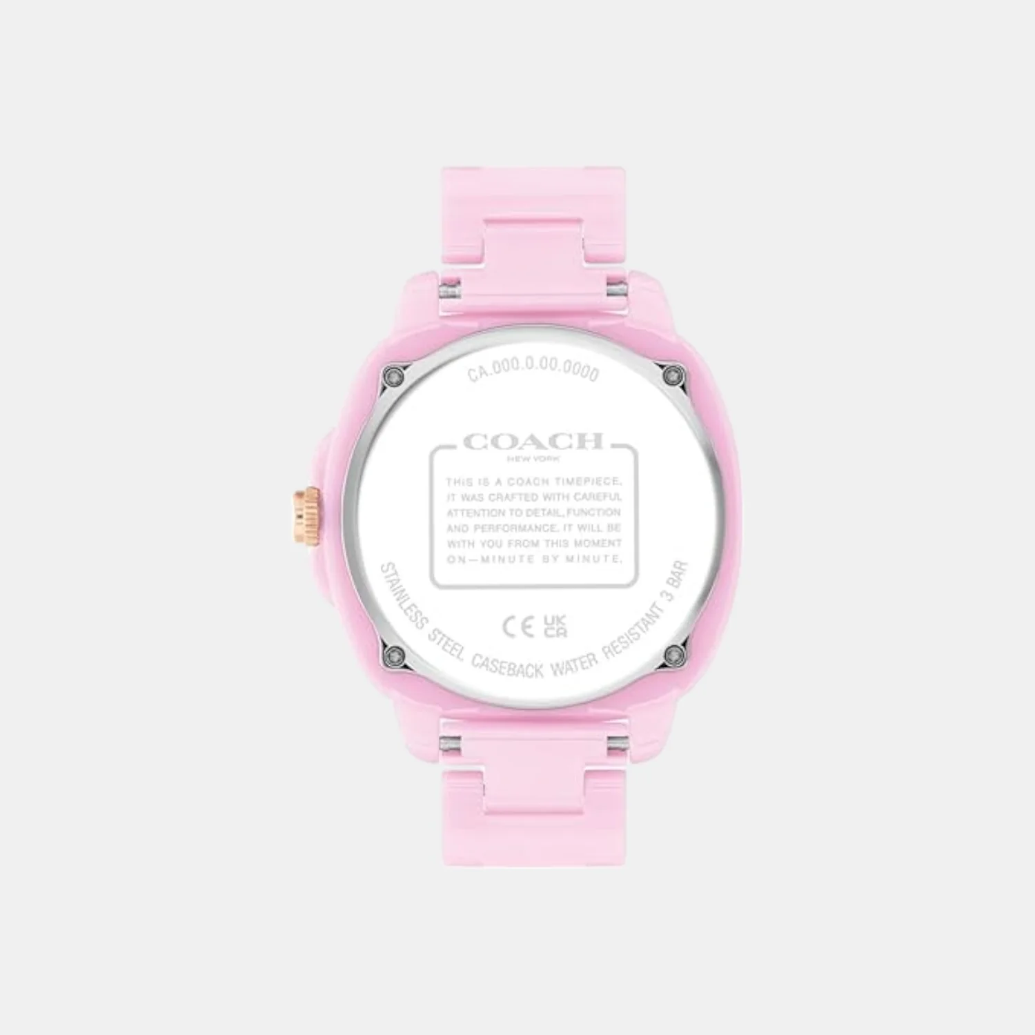 Kitt Women Quartz Pink Dial Analog Ceramic Watch 14504482 - Image 3