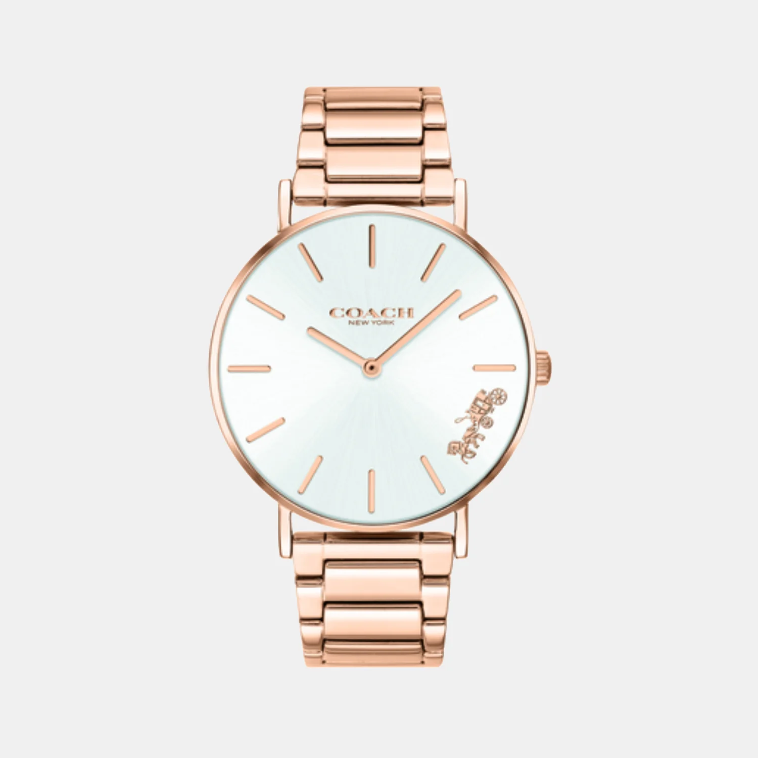 Perry Women Quartz Dual Tone Dial Analog Stainless Steel Watch 14503576 - Image 4