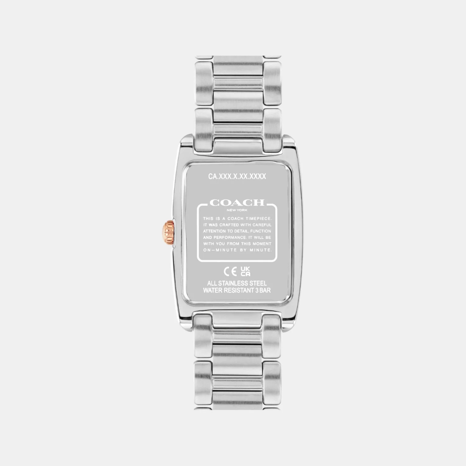 Reese Women Quartz Silver White Dial Analog Stainless Steel Watch 14504560 - Image 3