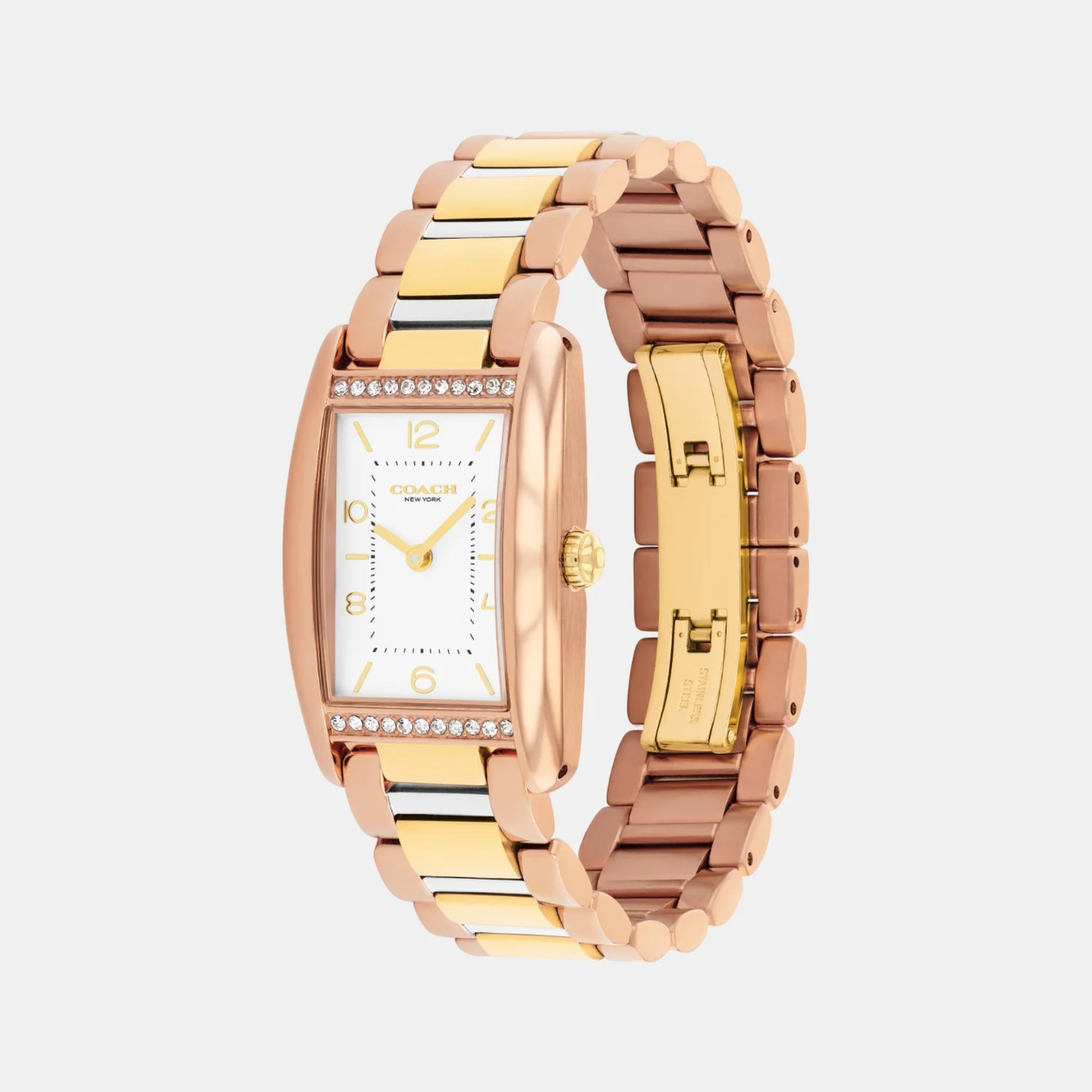Reese Women Quartz Silver White Dial Analog Stainless Steel Watch 14504561 - Image 2