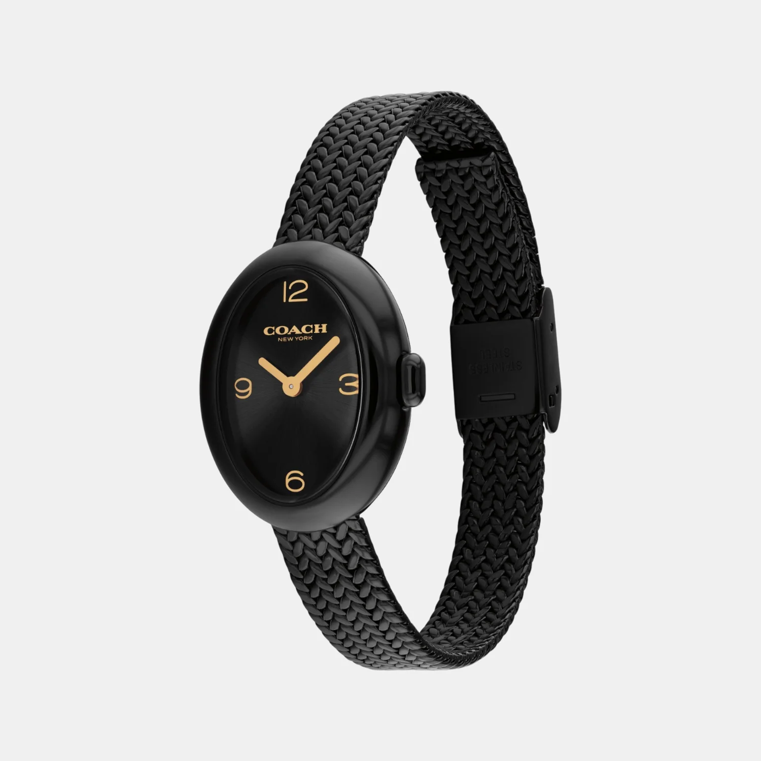 Sammy Women Quartz Black Dial Analog Mesh Watch 14504569 - Image 3