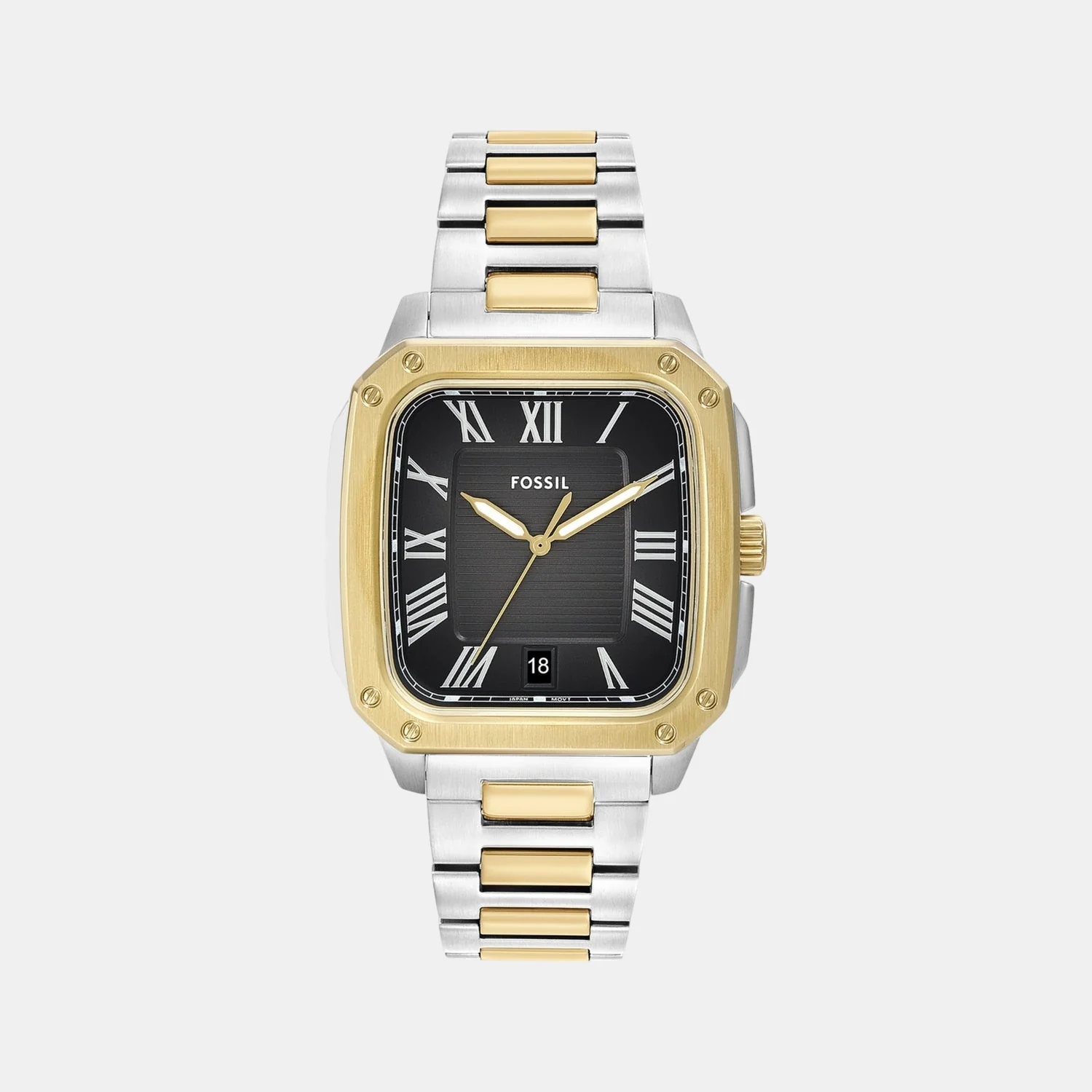 Crosby Men Quartz Black Dial Analog Stainless Steel Watch FS6123 - Image 10