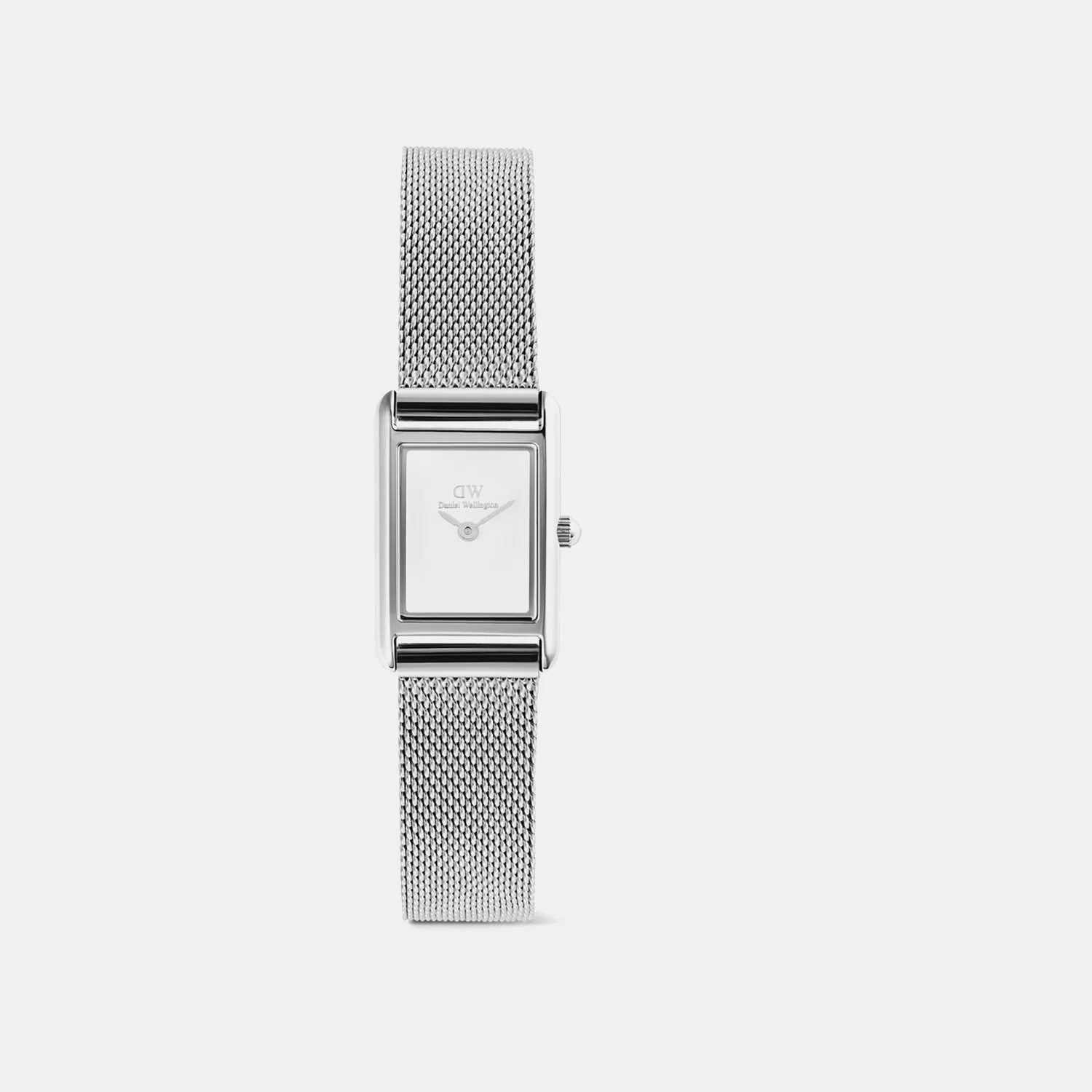Bound Mini Sterling Women Quartz White Dial Analog Mesh Watch DW00100927