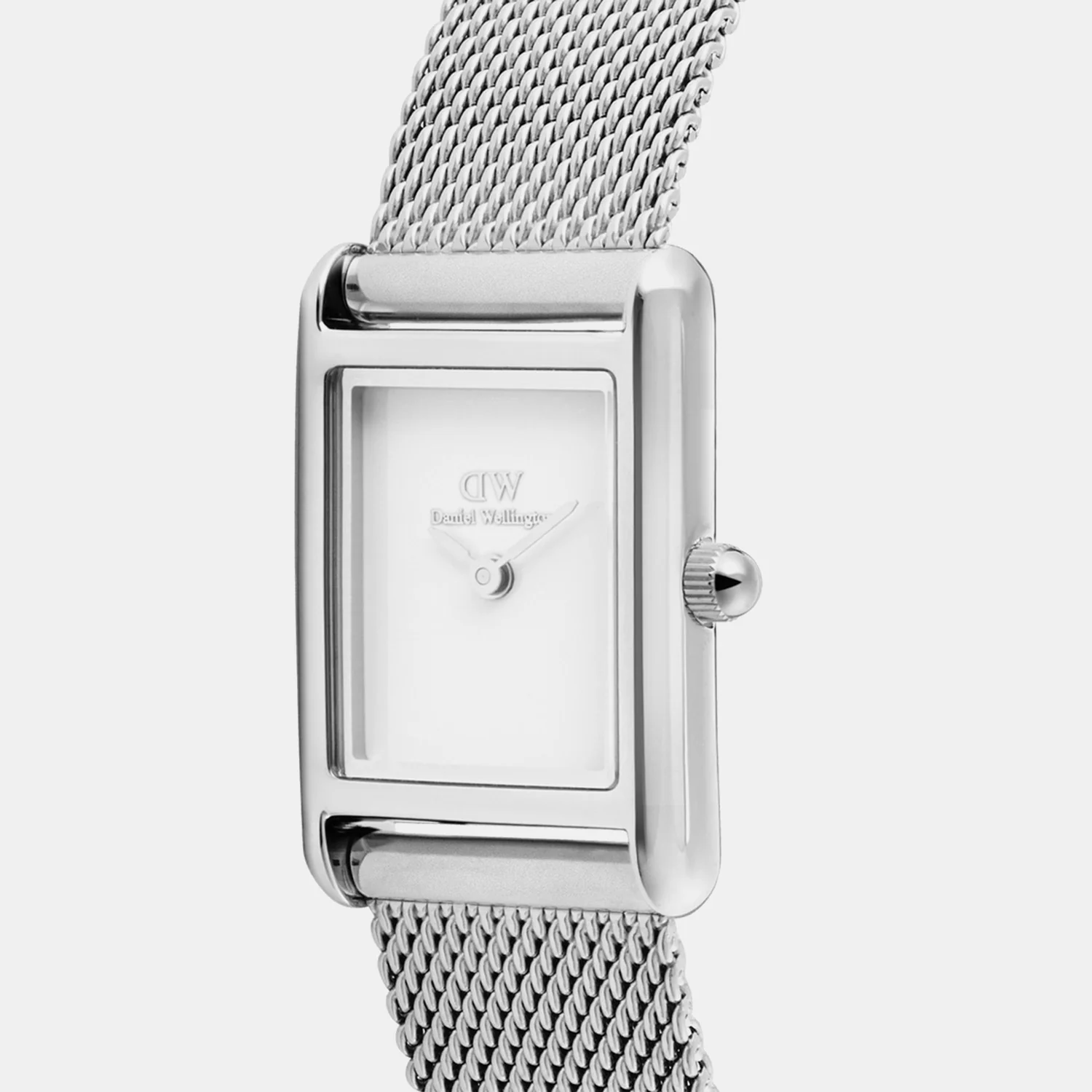 Bound Mini Sterling Women Quartz White Dial Analog Mesh Watch DW00100927 - Image 2