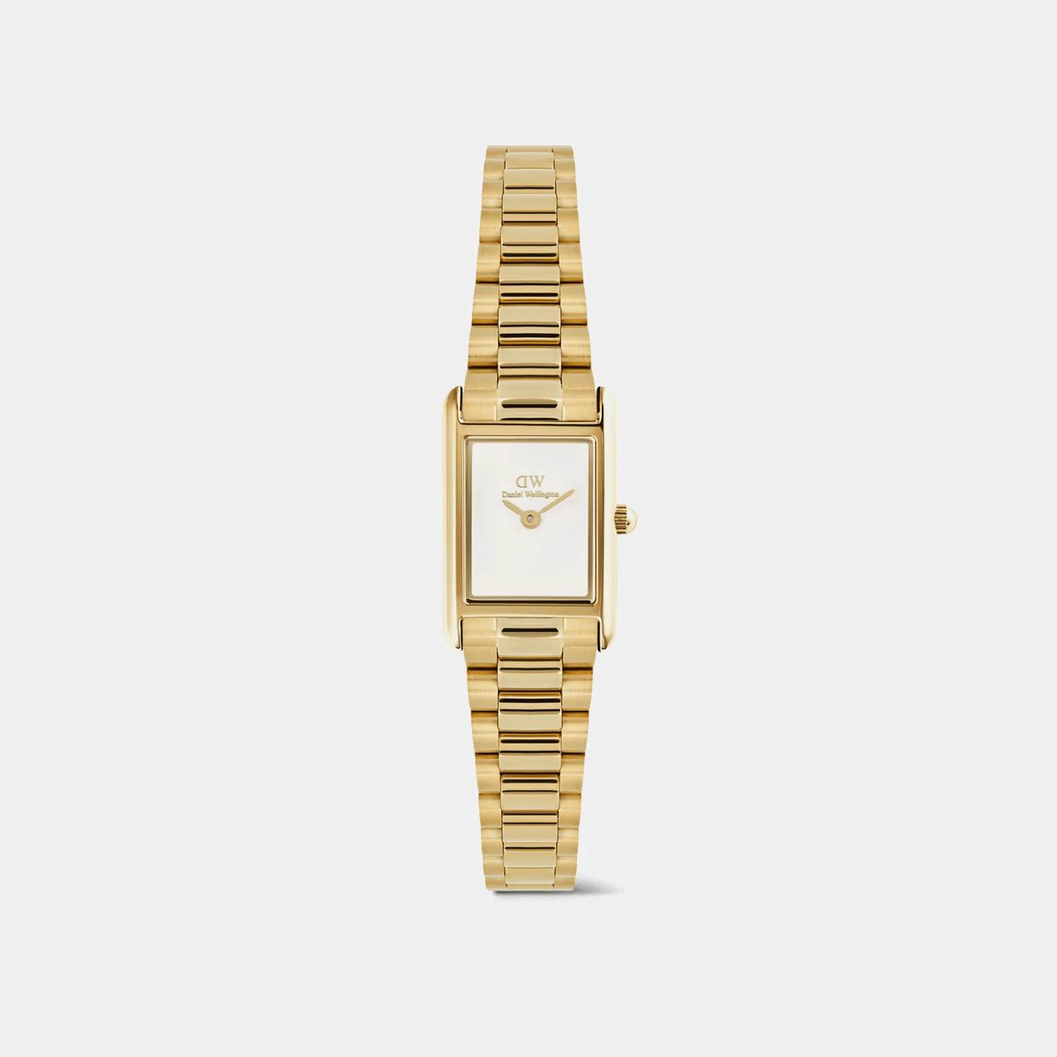 Bound Mini Women Quartz White Dial Analog Stainless Steel Watch DW00100931