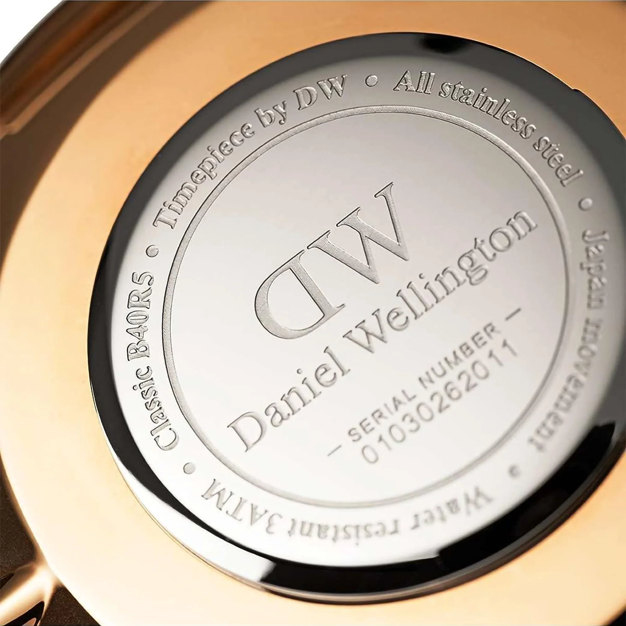 Classic Men Quartz Black Dial Analog Leather Watch DW00100127 - Image 8